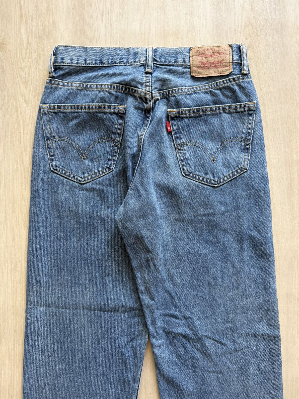 Levi's Vintage Levis 550 Red Tab Faded Washed Relaxed 31x30 *30x29 Size US 30 / EU 46 - 2 Thumbnail