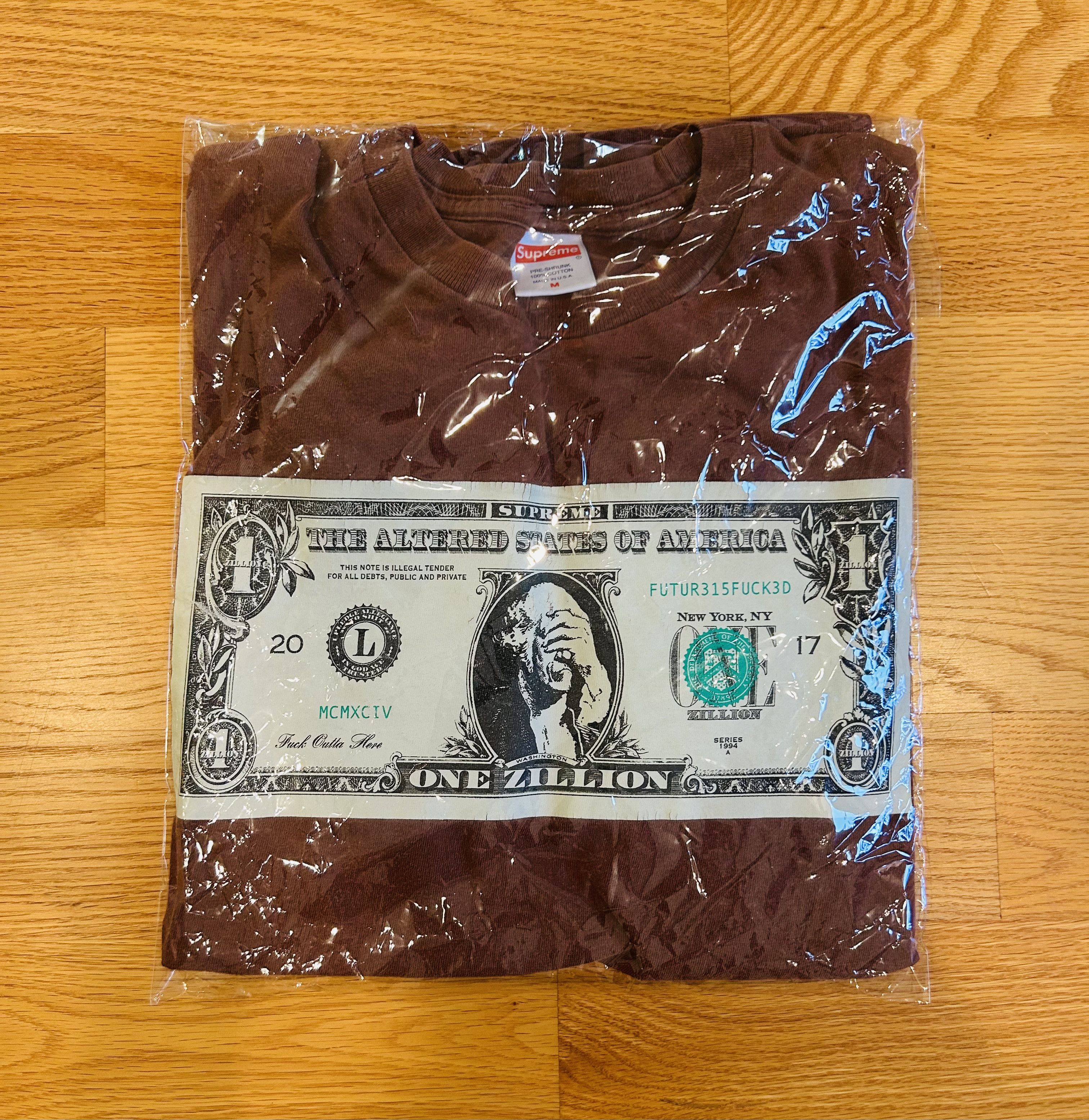 Supreme Supreme One Zillion Dollar tee Size US M / EU 48-50 / 2 - 2 Thumbnail