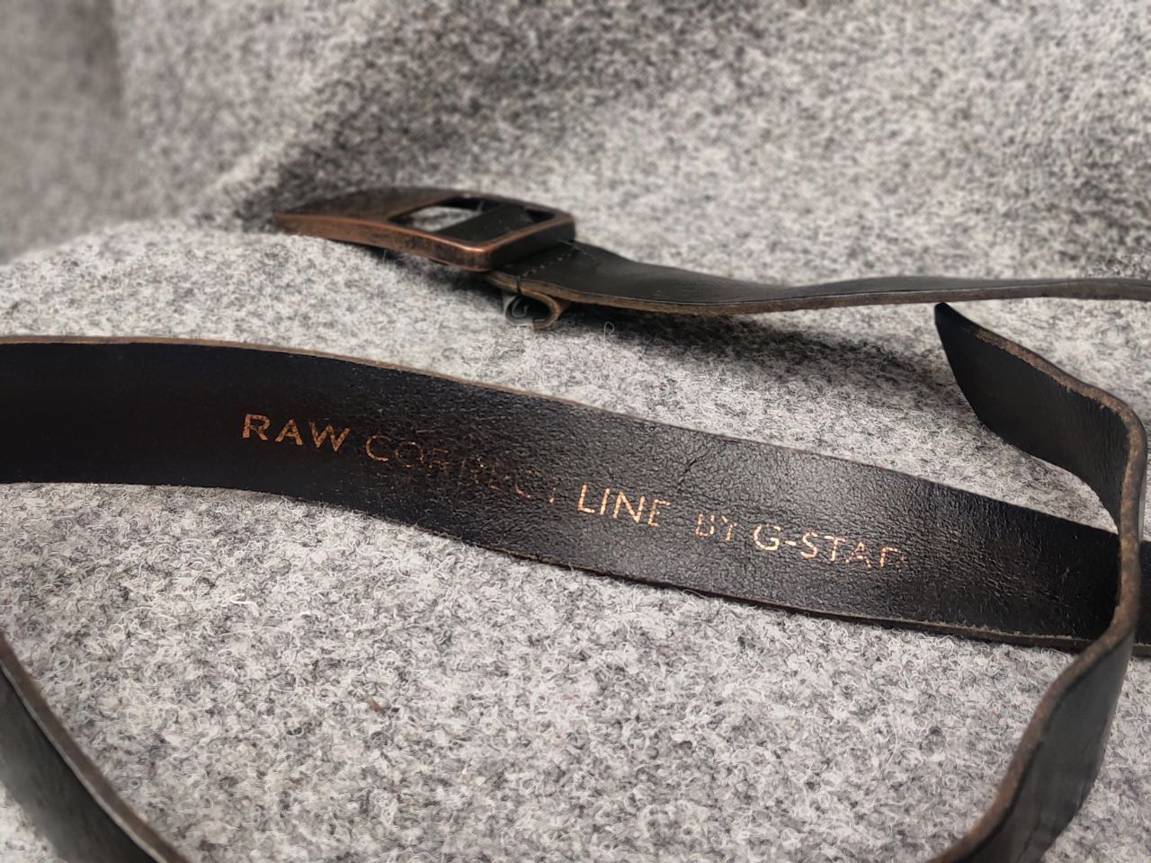 G-Star Vintage G Star Raw Leather Belt Logo If Six Was Nine Style Size ONE SIZE - 10 Thumbnail