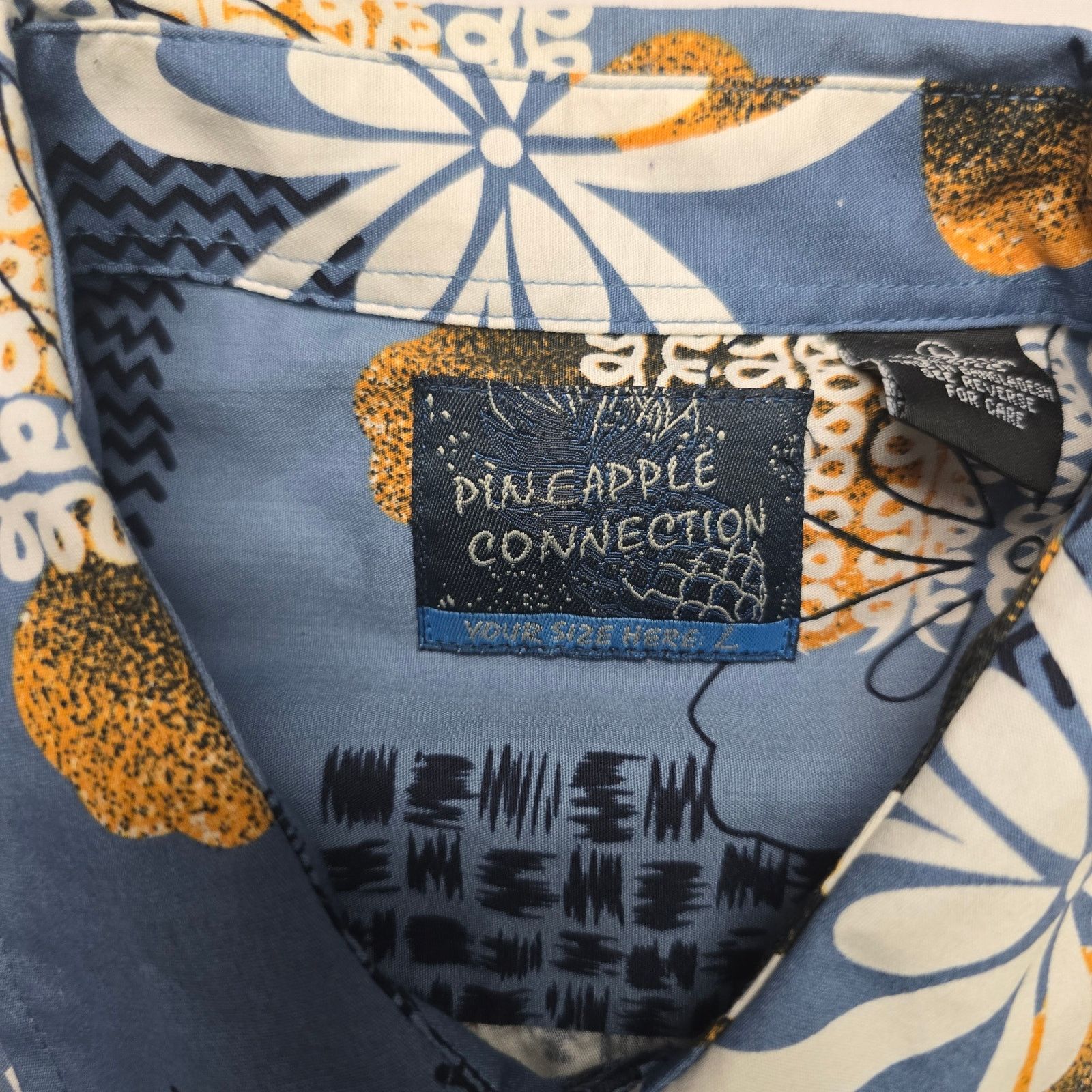 Pineapple Connection × Vintage Vintage Pineapple Connection Hawaiian Floral Tropical Shirt Size US L / EU 52-54 / 3 - 5 Thumbnail