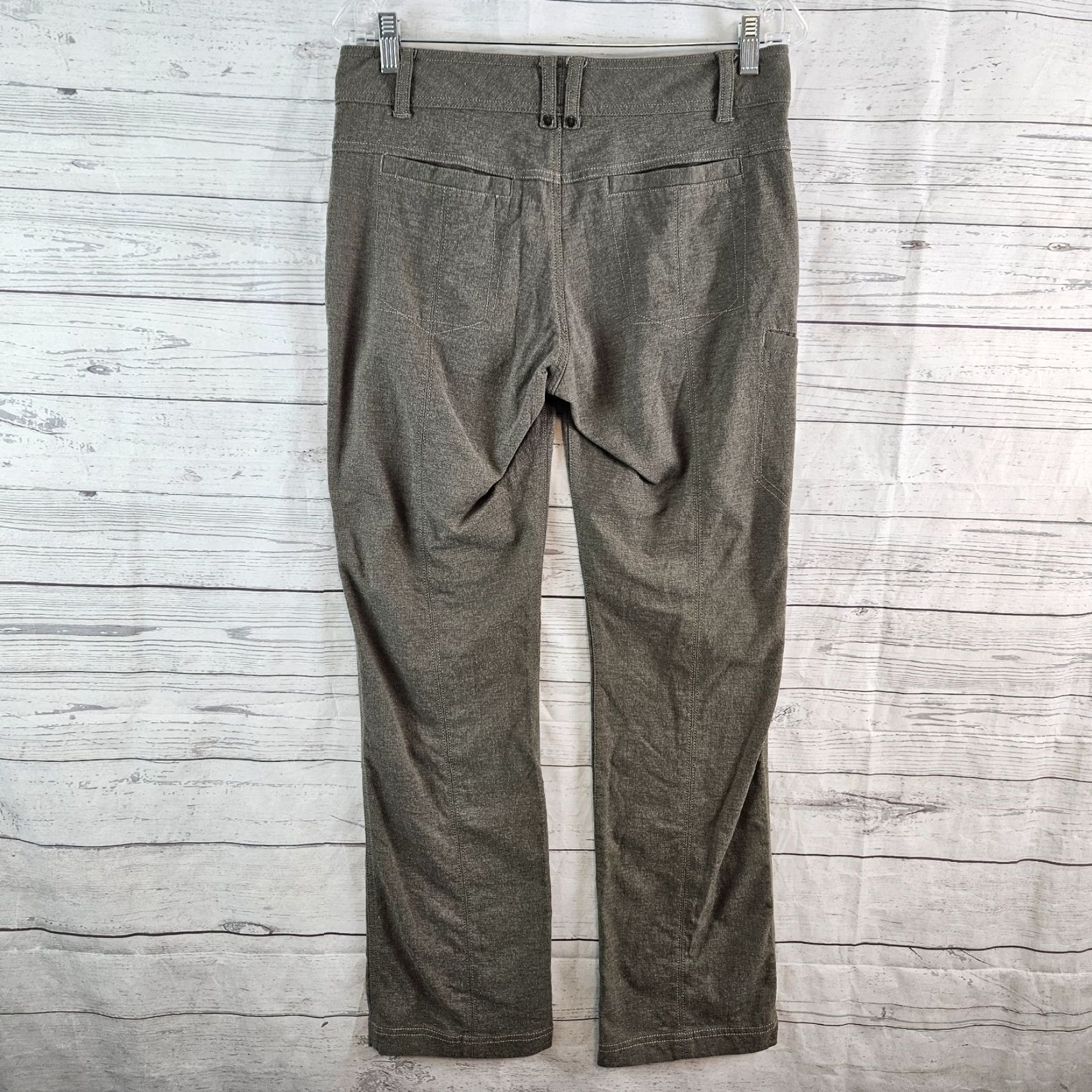 Royal Robbins Royal Robbins Womens Pants Sz 6 Olive Green Mid Rise Nylon Blend Straight Leg Shirt? Size 28" / US 6 / IT 42 - 3 Thumbnail