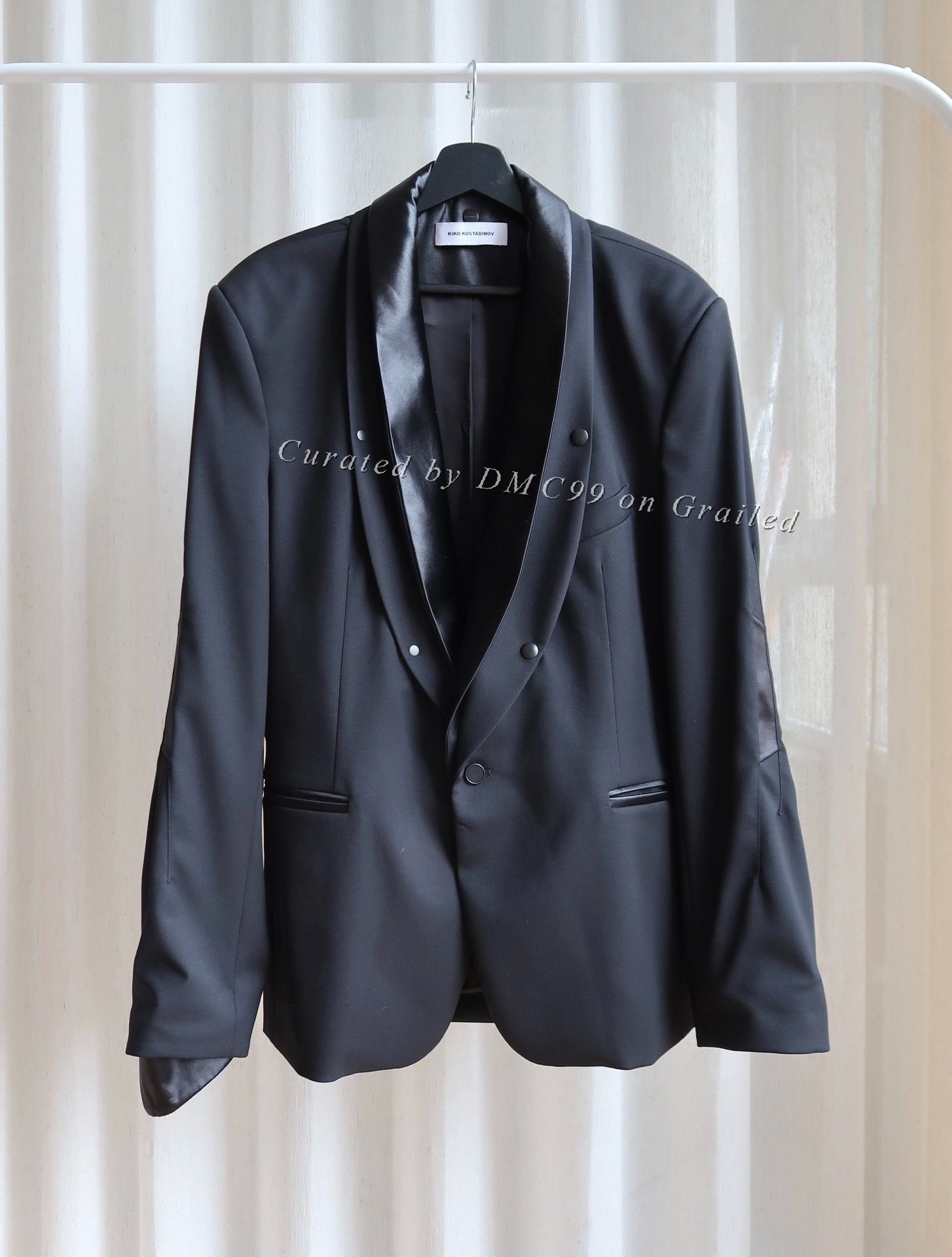 Kiko Kostadinov Mackintosh 0003 blazer in black | Grailed