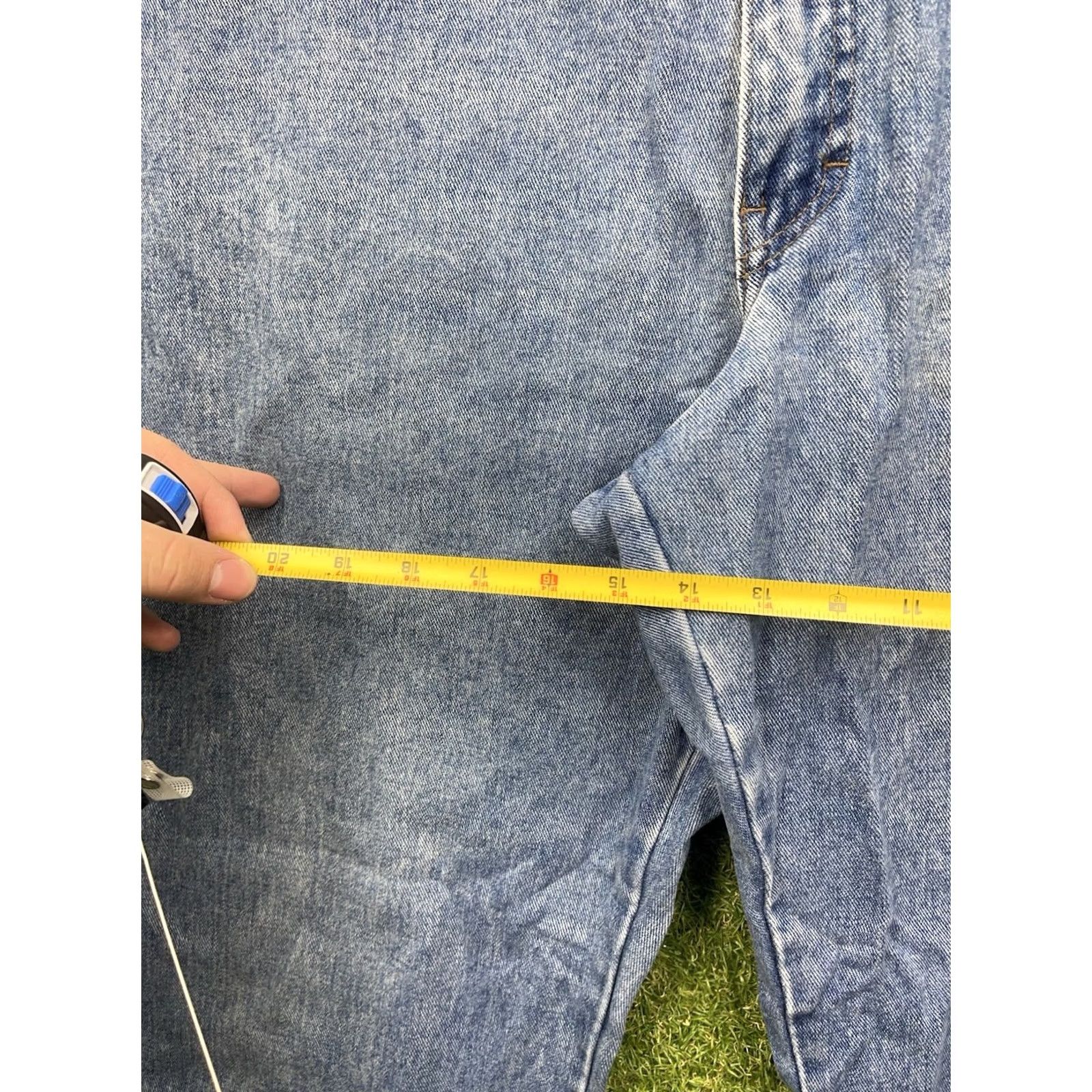 Harley Davidson Harley-Davidson Jeans Mens 44x32 Straight Leg Denim MotorClothes Biker Pants Denim Jeans Blue 5-Pocket Regular Mens Size US 44 / EU 60 - 2 Thumbnail