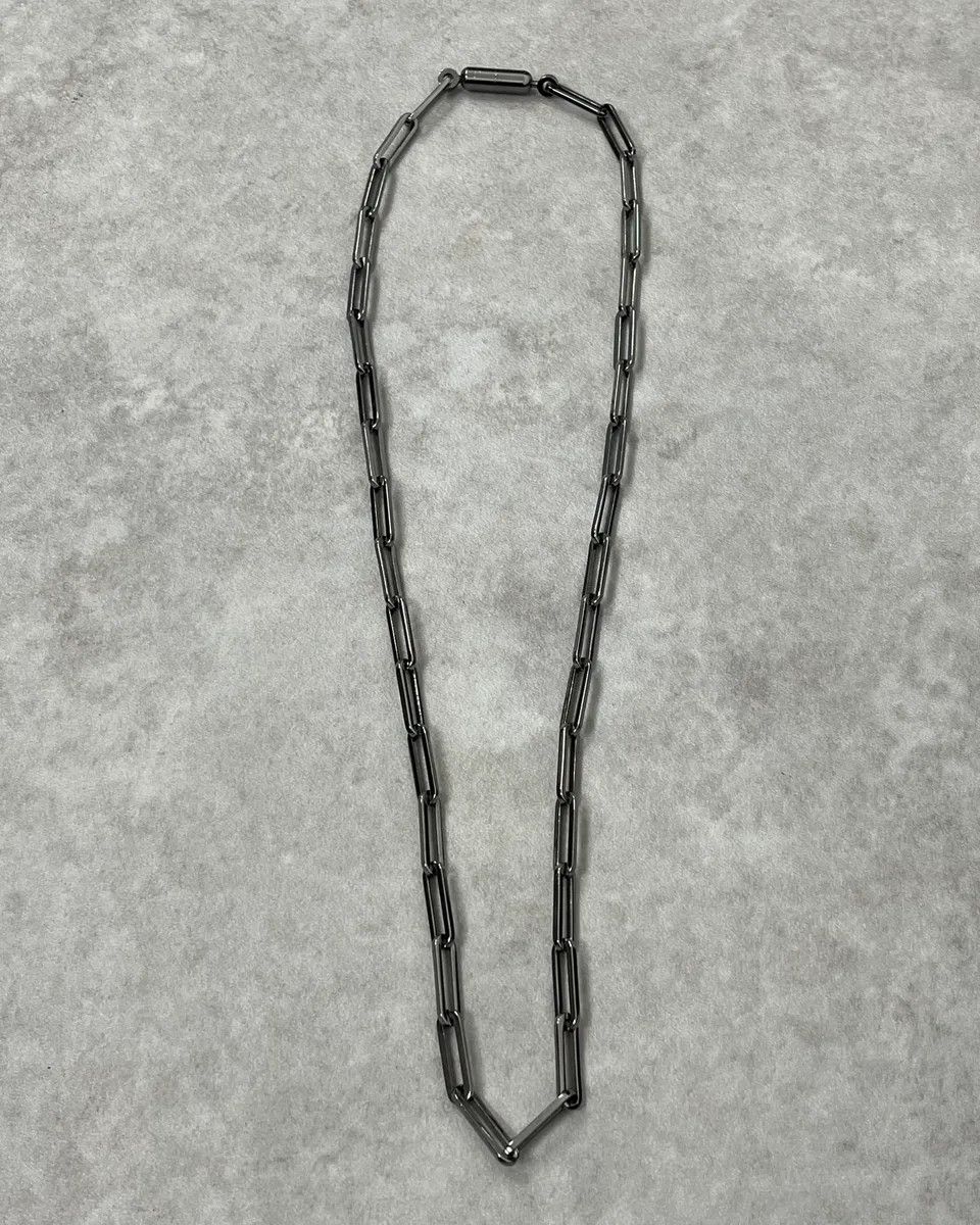 Gucci 2000s Gucci Steel Chain Link Necklace Size ONE SIZE - 3 Thumbnail