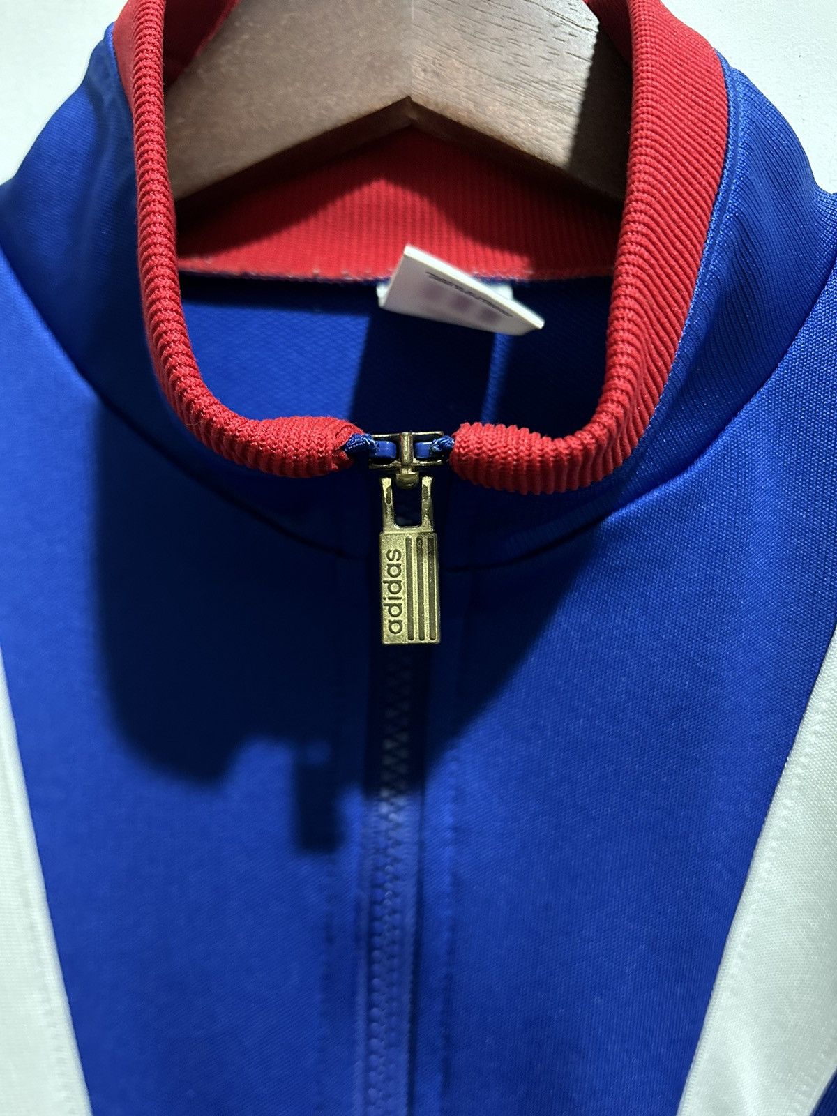 Adidas Vintage 1980s Adidas Descente 3 Stripes Track Jacket Size US L / EU 52-54 / 3 - 10 Thumbnail