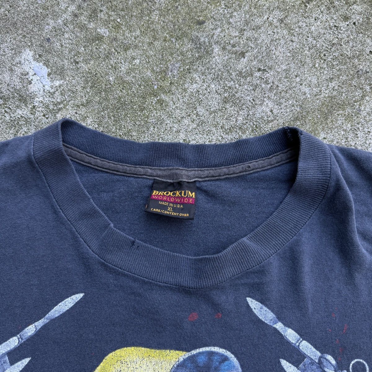 Band Tees 90s Megadeth Thrashed Faded Distressed Metal Tee ERD Grunge Size US XL / EU 56 / 4 - 3 Thumbnail