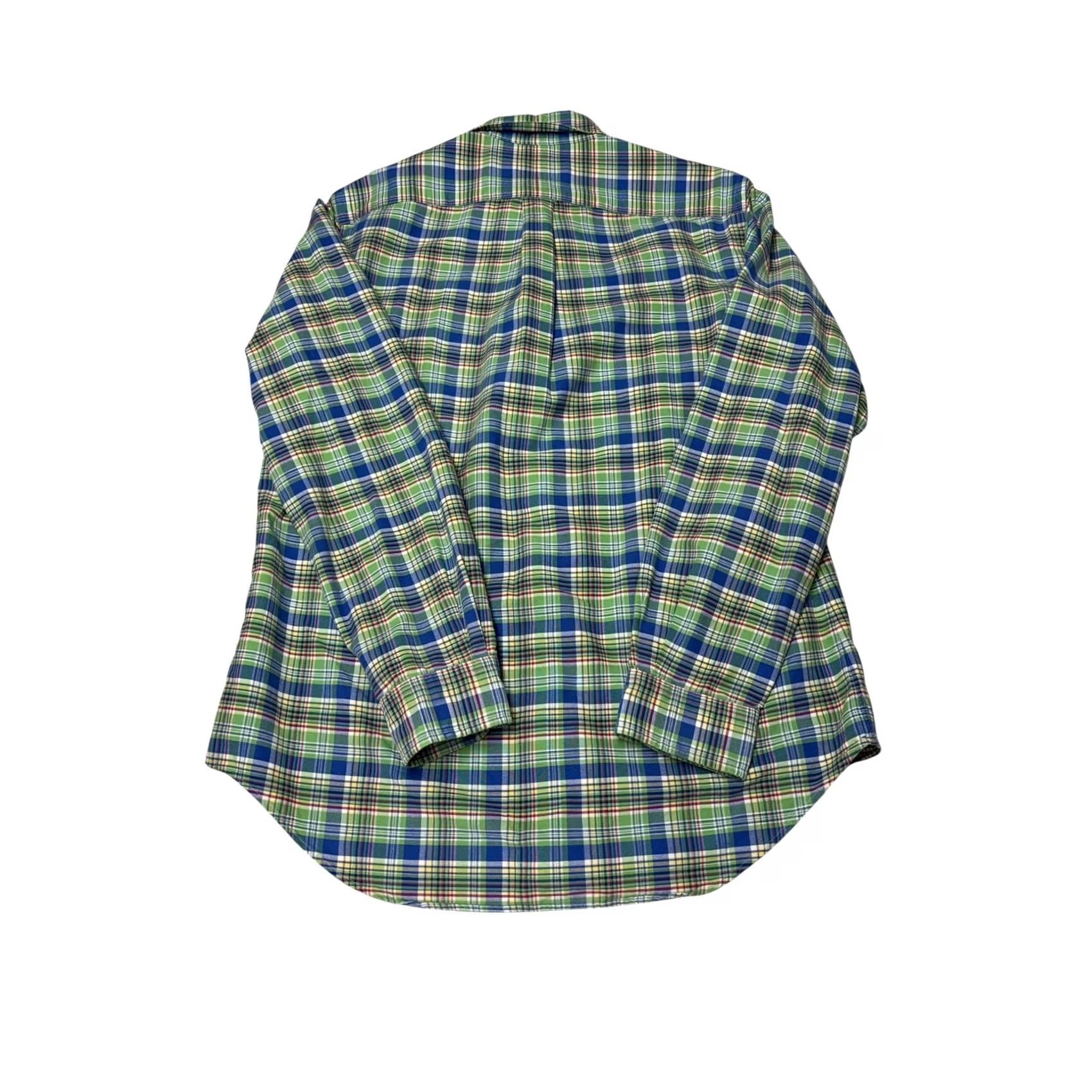 Ralph Lauren Ralph Lauren Mens Plaid Button Down Shirt Green Blue Yellow Long Sleeve Size M Size US M / EU 48-50 / 2 - 6 Thumbnail