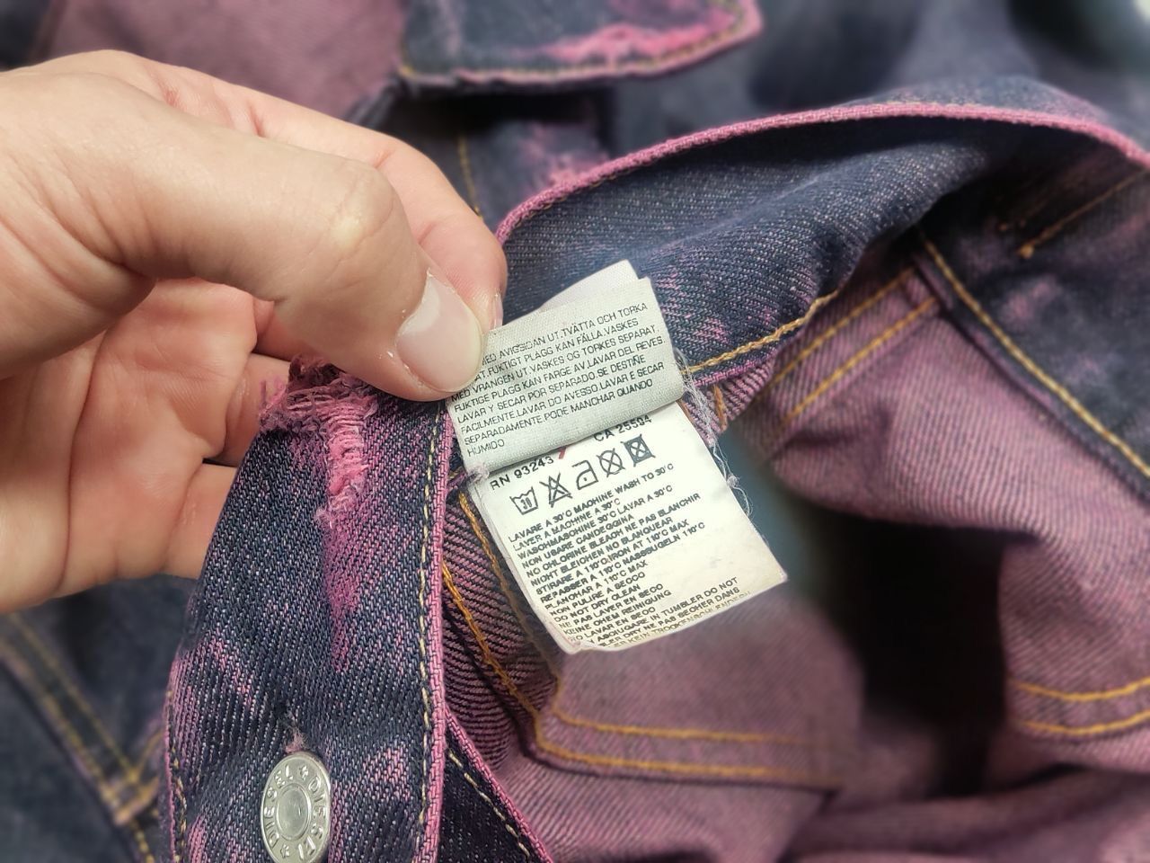 Vintage Diesel Track Dyed Jacket if six was nine Y2K Style