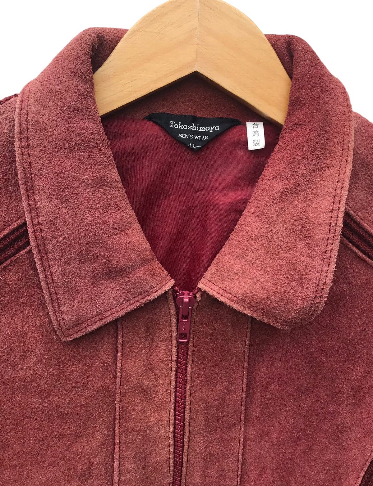 Japanese Brand Vintage Takashimaya Hybrid Suede Leather Jacket Size US M / EU 48-50 / 2 - 2 Thumbnail