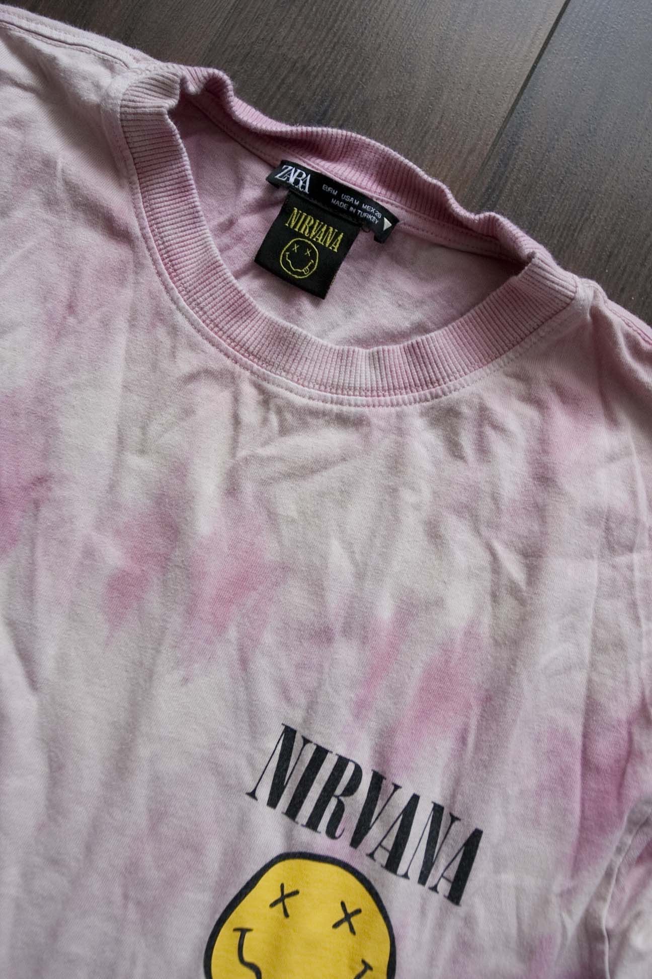 nirvana shirt tie dye