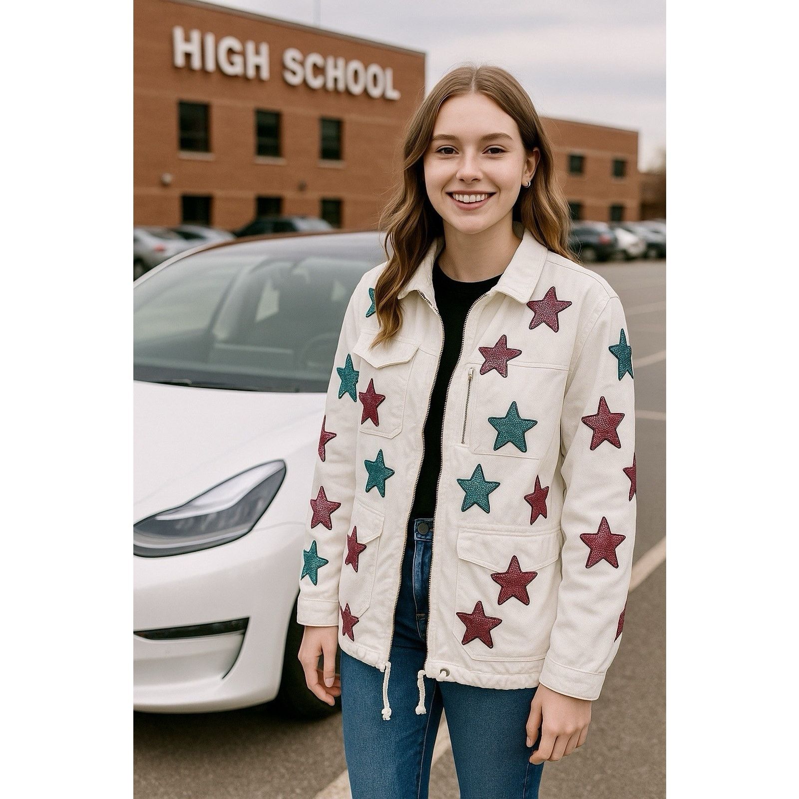 BuddyLove Buddy Love Alyssa Jacket White Size S Barbie Core Retro Size S / US 4 / IT 40 - 1 Thumbnail