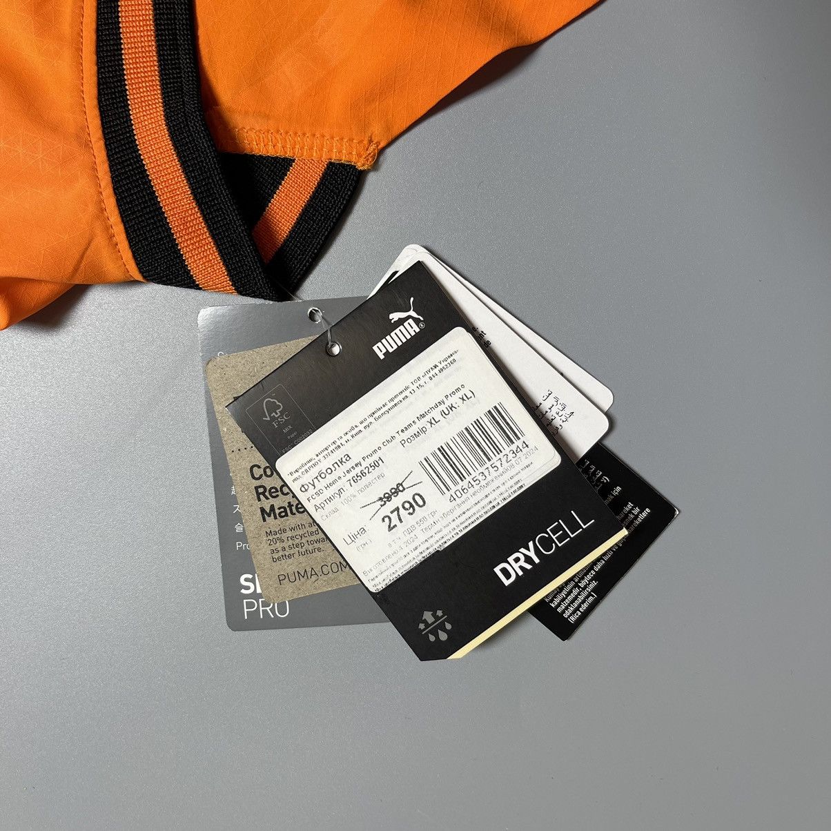 Puma × Vintage NWT SHAKHTAR PUMA 2022/2024 FOOTBALL HOME JERSEY #10 MUDRYK Size US XL / EU 56 / 4 - 7 Thumbnail