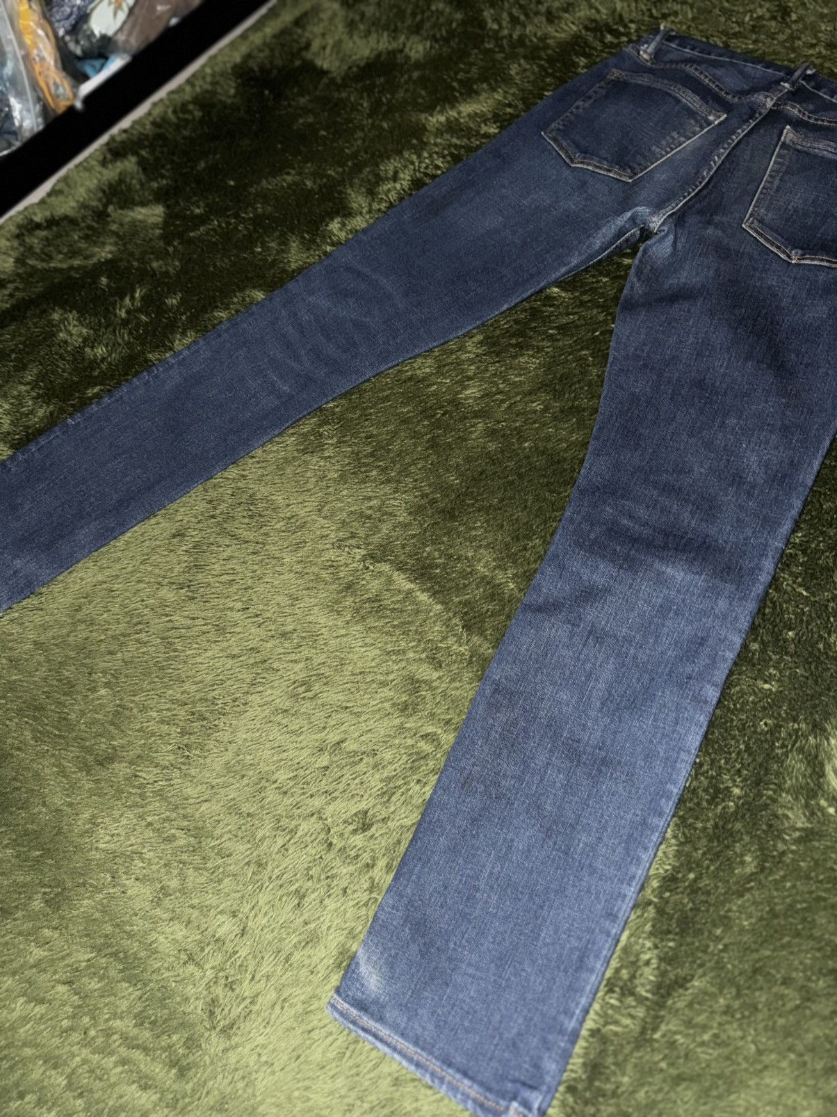 Gap [29x30] GAP 00s Tapered Vintage Wash Denim Pants Mid Indigo Size US 29 - 10 Thumbnail