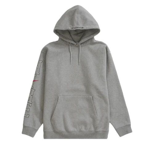 image of Nike Hooded Sweatshirt Heather Grey, Men's (Size XL)