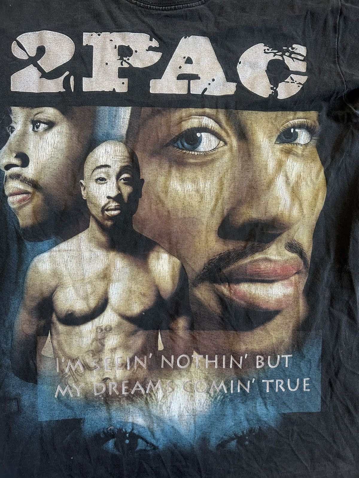 Band Tees × Rap Tees × Vintage Vintage 2Pac Rap T Shirt Size US M / EU 48-50 / 2 - 3 Thumbnail
