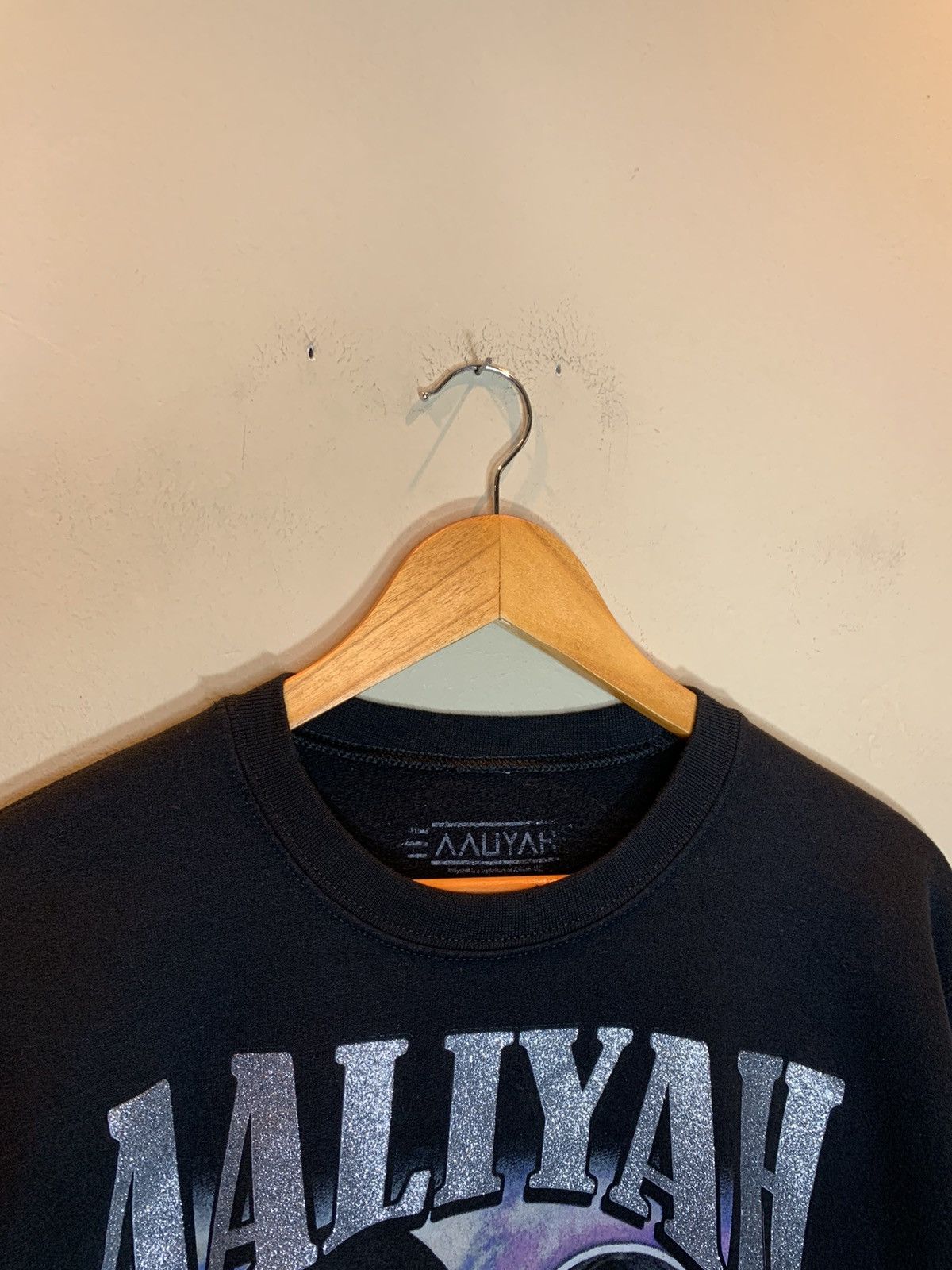 Rap Tees *RARE* Aaliyah Baby Girl Glitter Rap Tee Style Crewneck - S Size US S / EU 44-46 / 1 - 6 Thumbnail
