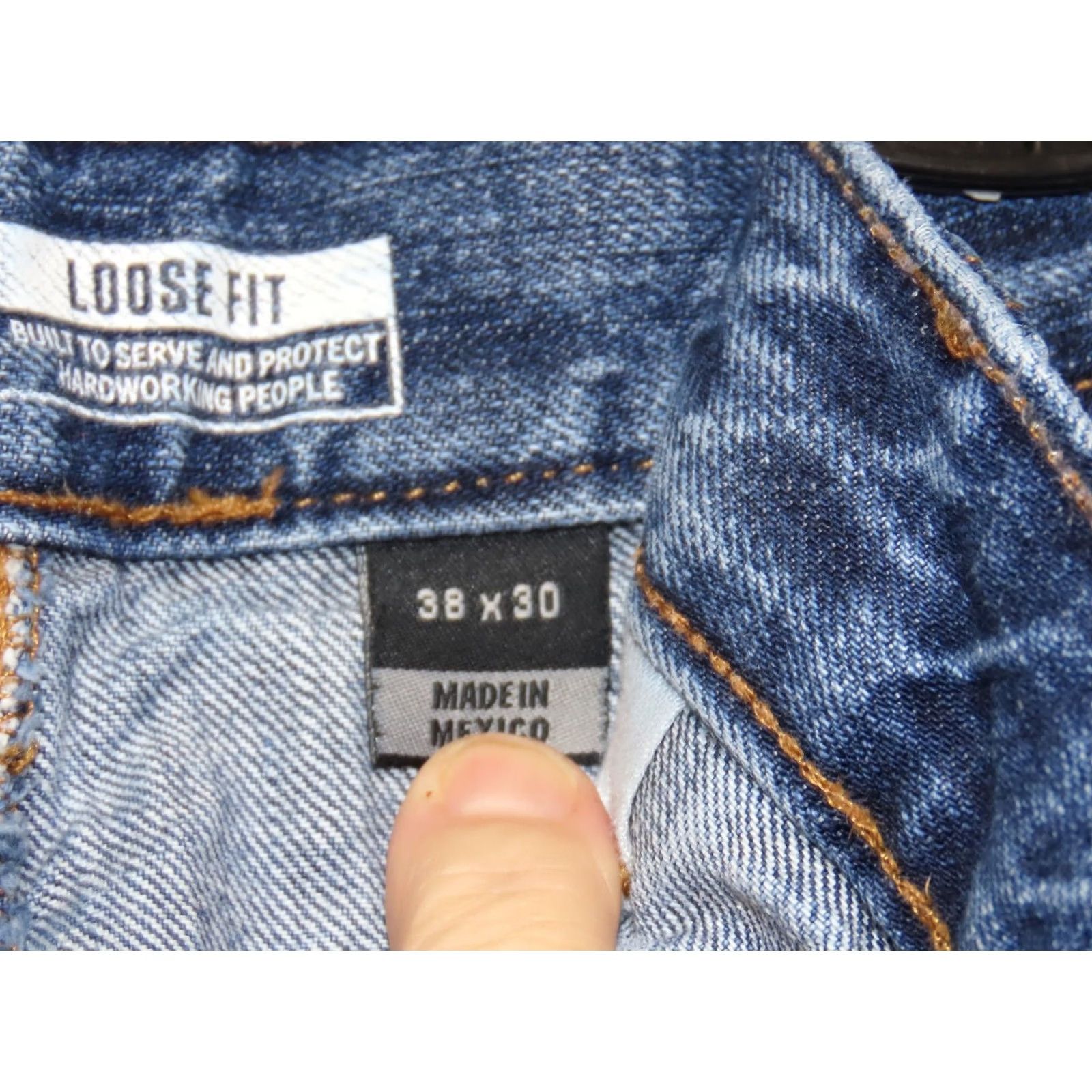 Carhartt VINTAGE Carhartt BD4941-M Loose Fit Carpenter Jeans 38x30 Men Blue Denim Size US 38 / EU 54 - 6 Thumbnail