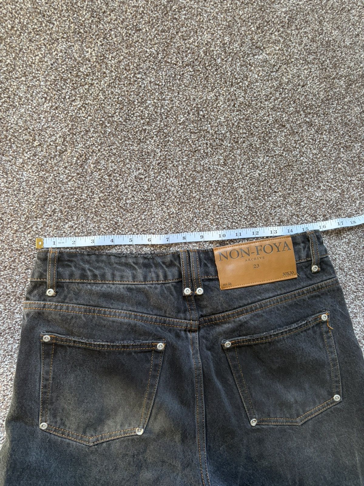 Other Goar Archive Black Zipper Jeans | Grailed