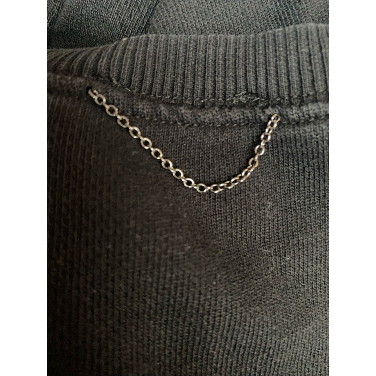 The Kooples The Kooples Sport Black Distressed Sweatshirt 2= Medium EUC Size M / US 6-8 / IT 42-44 - 11 Thumbnail