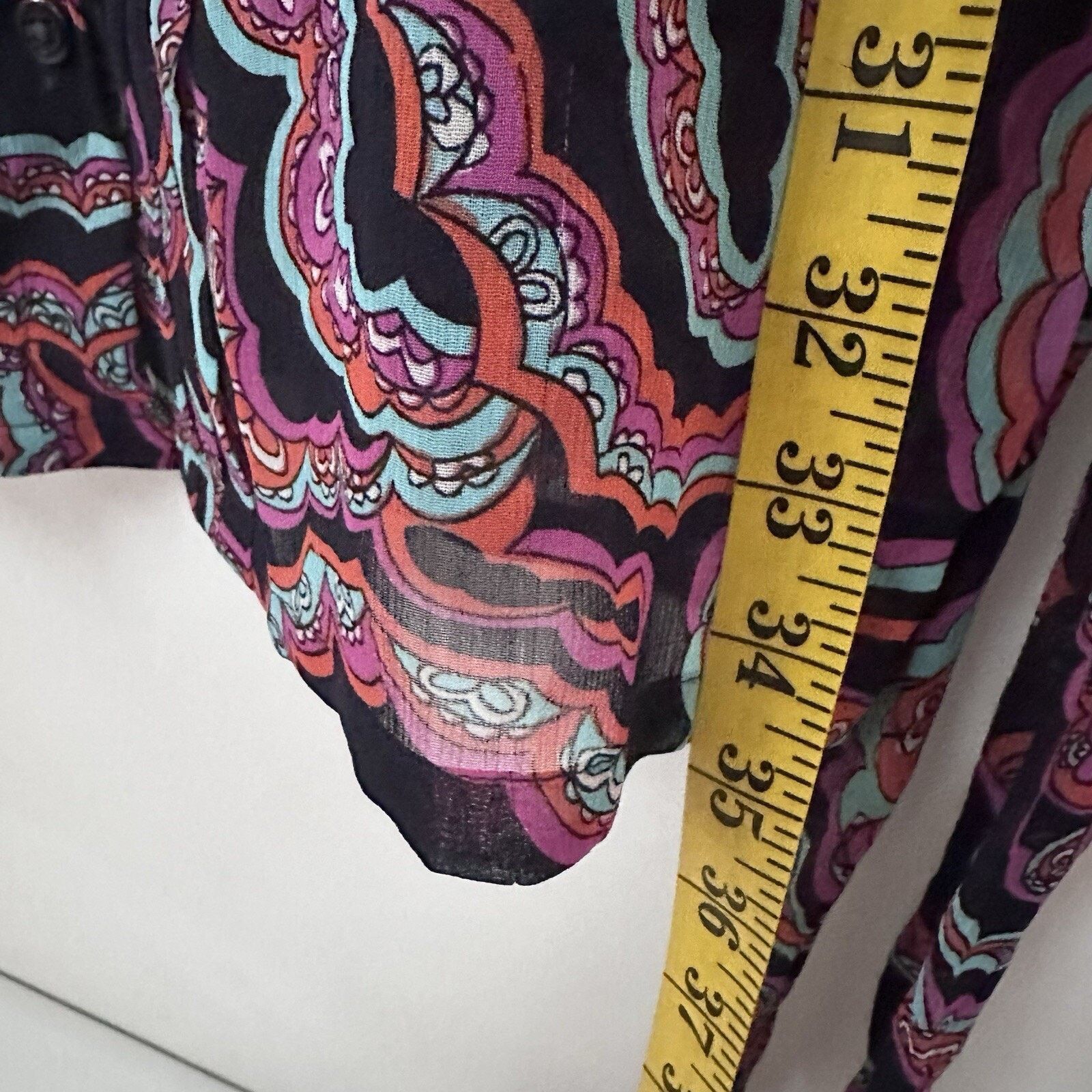 Banana Republic Banana Republic Dress Collar Floral Paisley Tie Sheer Casual Size XS / US 0-2 / IT 36-38 - 8 Thumbnail