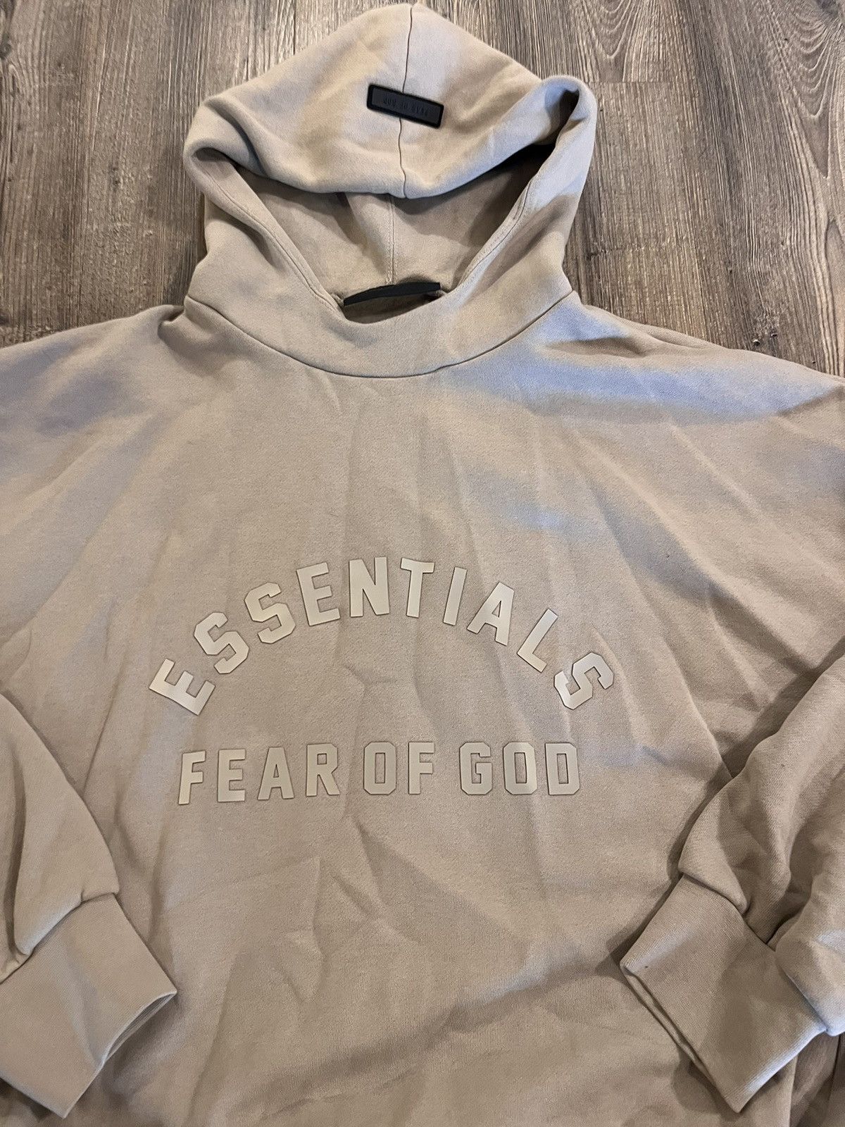 FOG Fear of God Essentials Pullover Hoodie Applique Logo Size US M / EU 48-50 / 2 - 2 Thumbnail