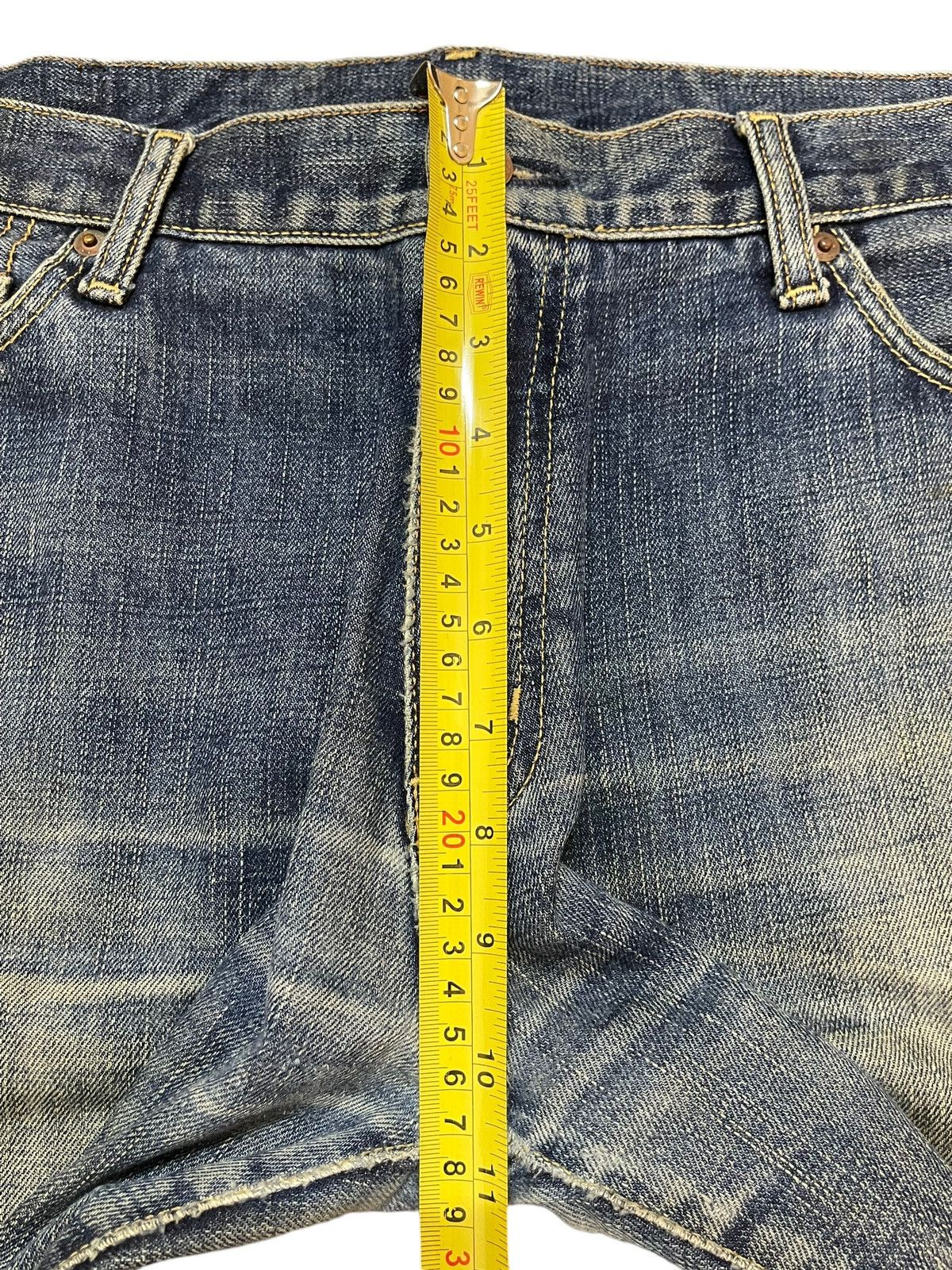 Uniqlo Vintage Y2K Japanese Uniqlo Faded Mud Wash Wide Leg Straight Size US 36 / EU 52 - 15 Thumbnail