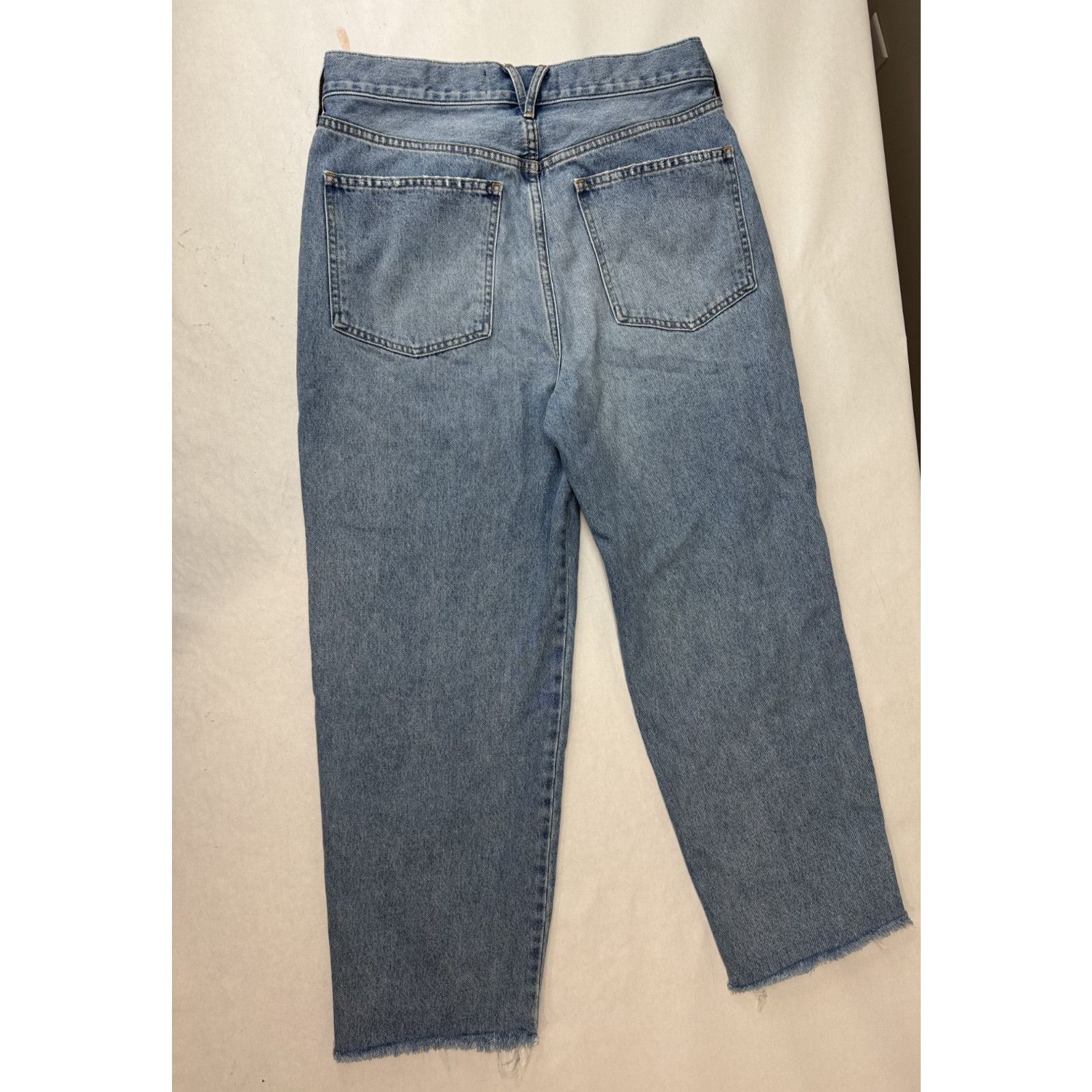 Veronica Beard Veronica Beard Blake Crop Classic Straight High Rise Jean 31 Size 31" - 2 Thumbnail