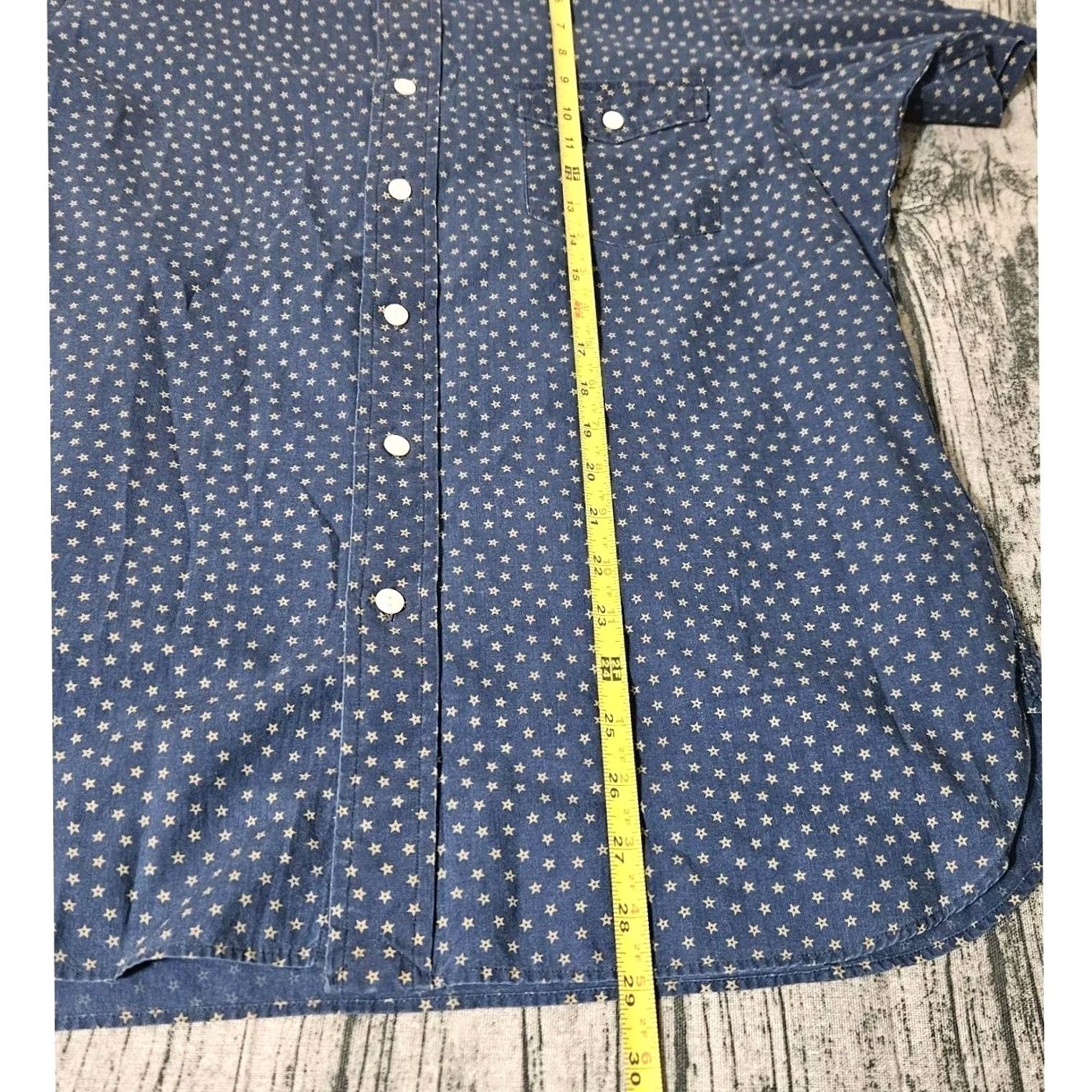 Polo Ralph Lauren Polo Ralph Lauren Shirt Blue Short Sleeve Button M Geometric Stars USA Button-Up Mens Size US M / EU 48-50 / 2 - 6 Thumbnail