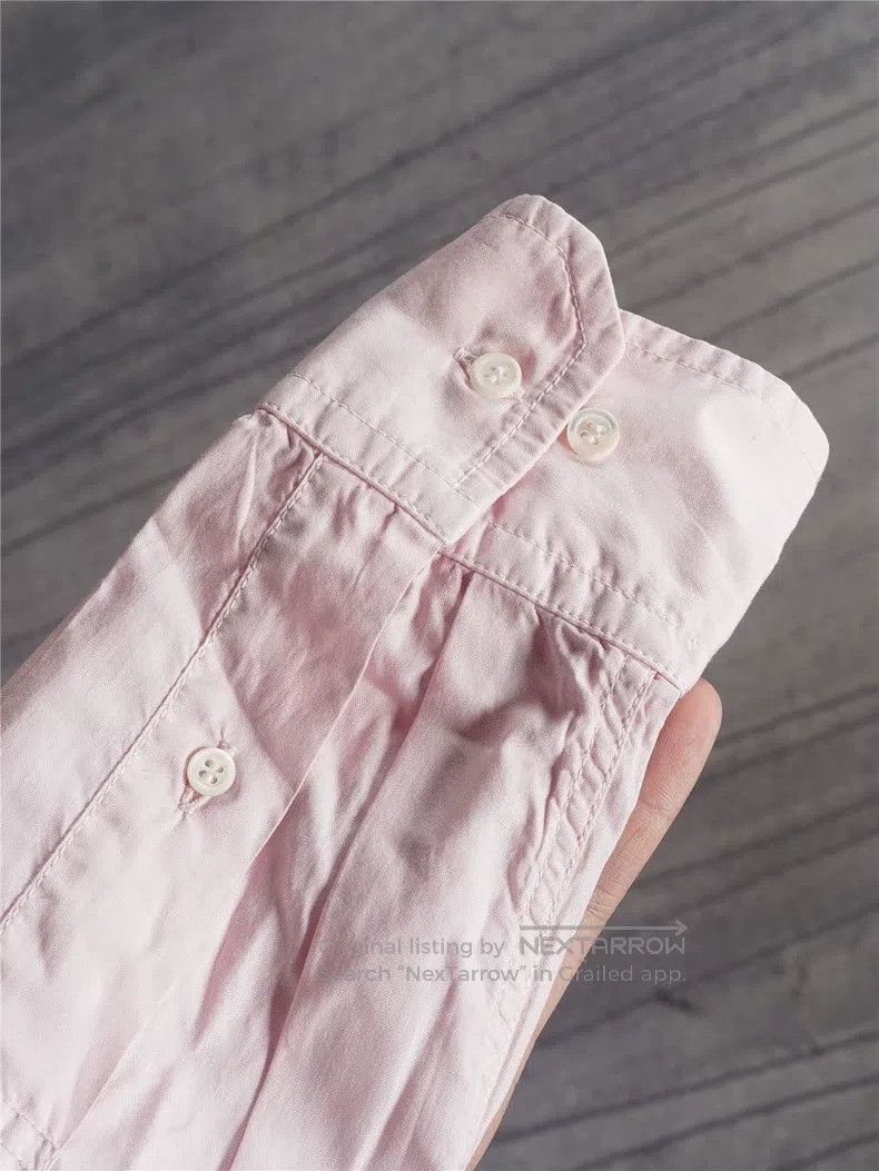 Brunello Cucinelli Brunello Cucinelli Jade扣Sea Island Cotton Shirt Size US S / EU 44-46 / 1 - 6 Thumbnail