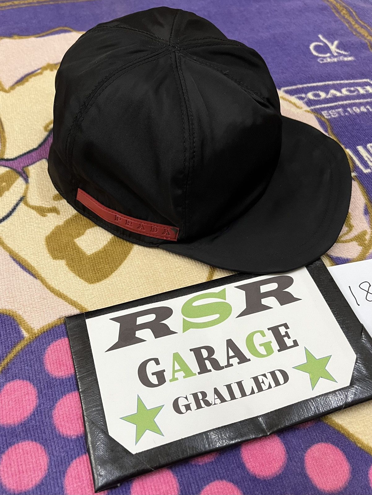 Prada Rare🔥PRADA Nylon Made in Italy Snapback Size ONE SIZE - 2 Thumbnail