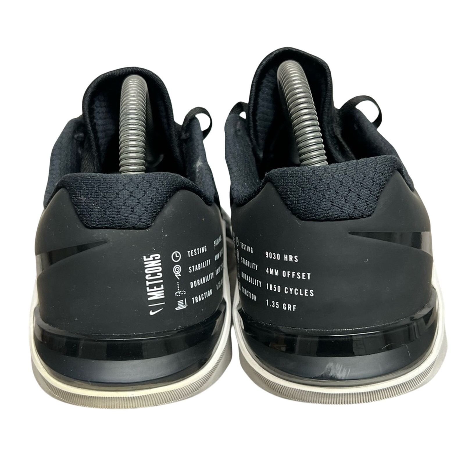 Nike Nike Metcon 5 Black White CrossFit Training Shoes Womens 9 Size US 9 / IT 39 - 6 Thumbnail