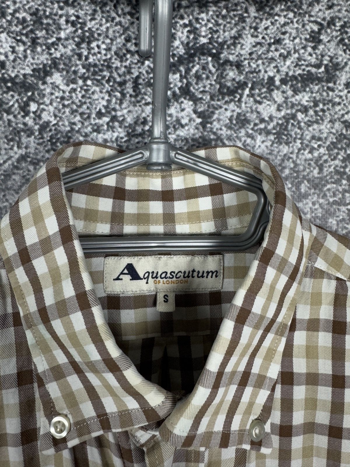 Aquascutum Aquascutum London Short Sleeve Plaid Shirt Button Up Size S Size US S / EU 44-46 / 1 - 7 Thumbnail