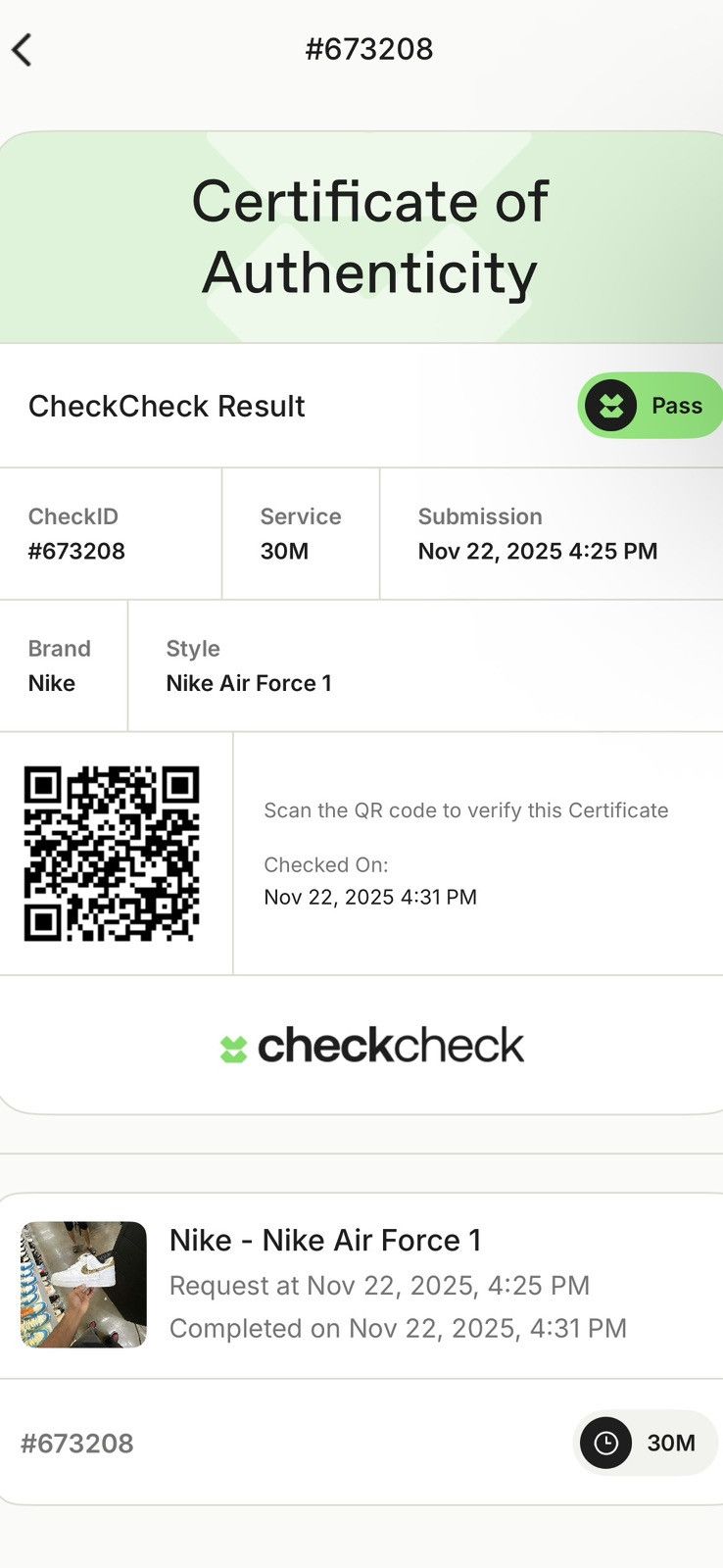 Nike Nike Air Force 1 Low Ivory Snake Size 9 (2019) Size US 9 / EU 42 - 17 Thumbnail