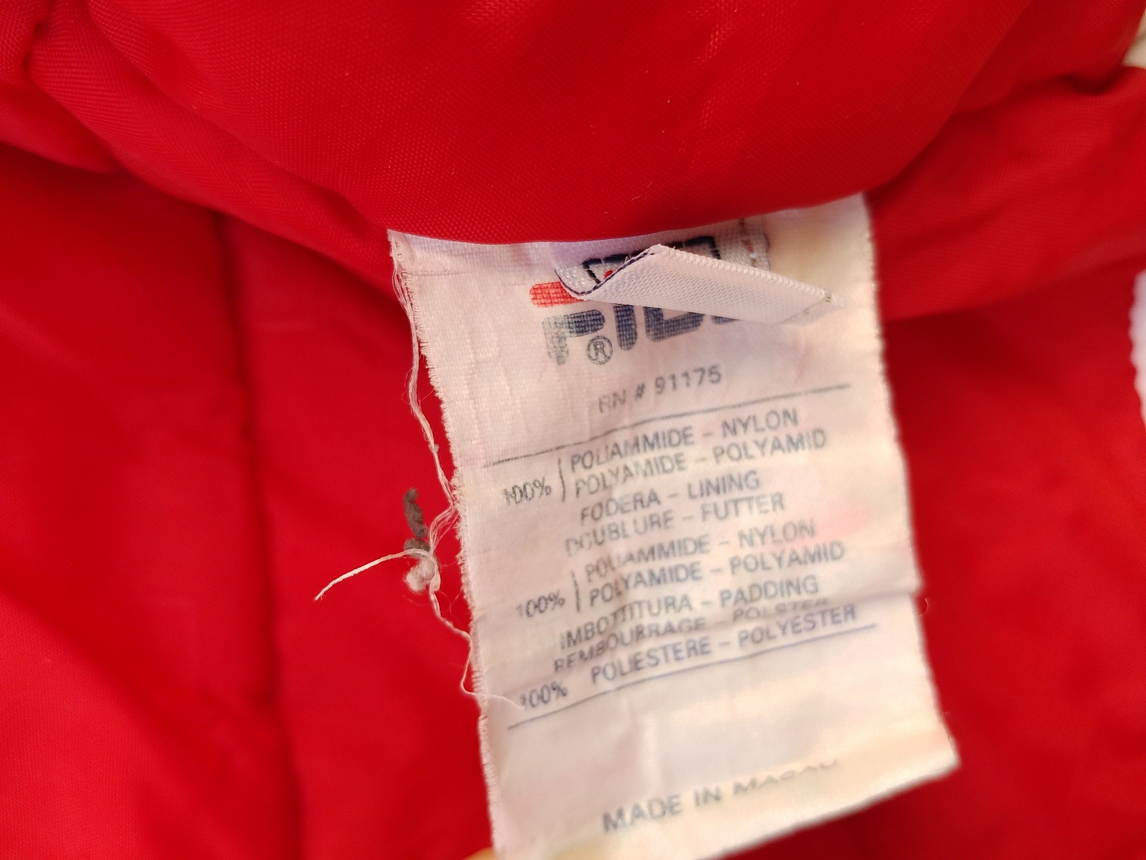 Fila FILA jacket, white, vintage bomber, 90s hip hop, 1990s L Size US L / EU 52-54 / 3 - 15 Thumbnail