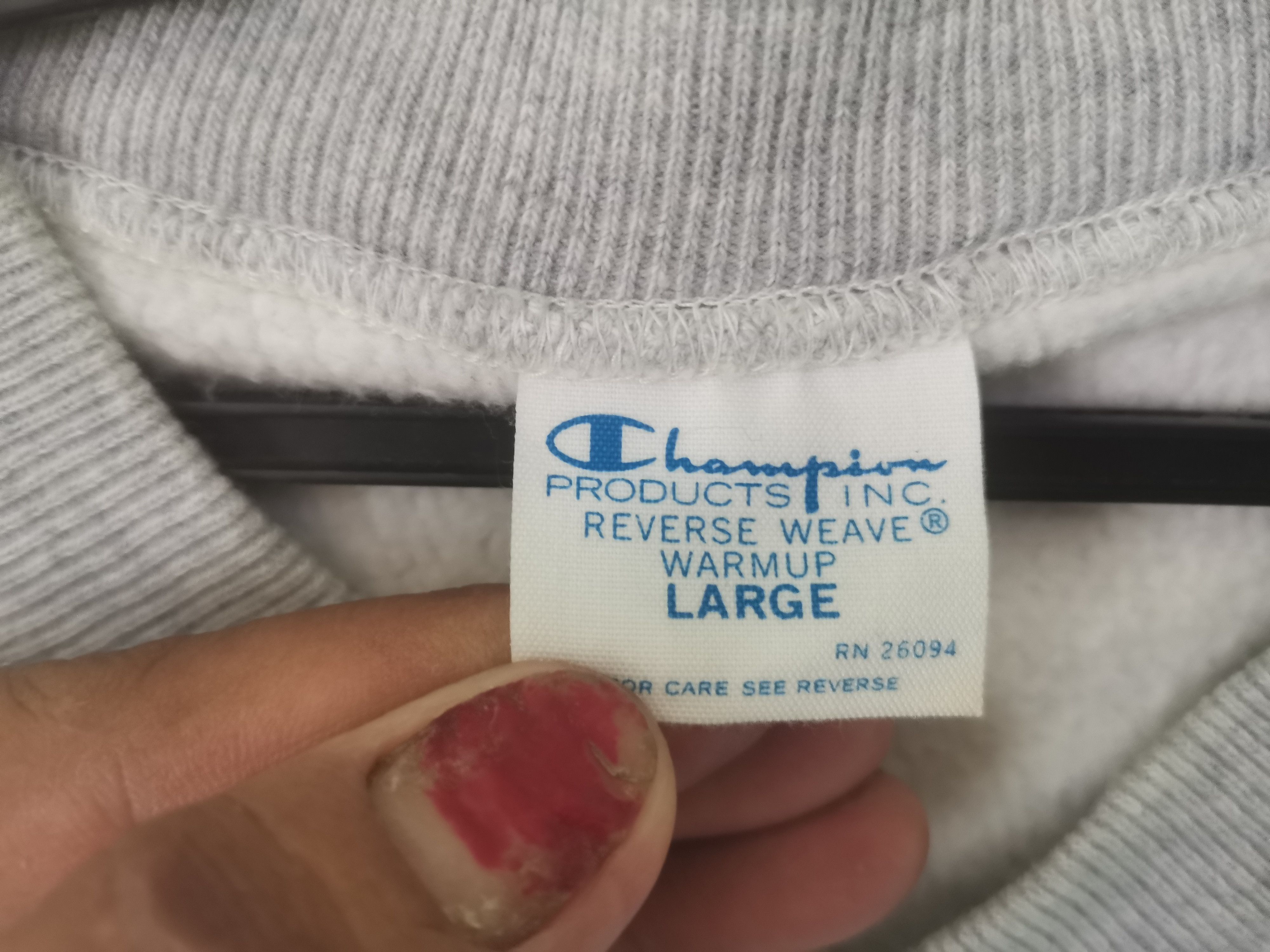 Champion × Vintage Rare Vintage Champion reverse weave sweatshirt Size US L / EU 52-54 / 3 - 4 Thumbnail