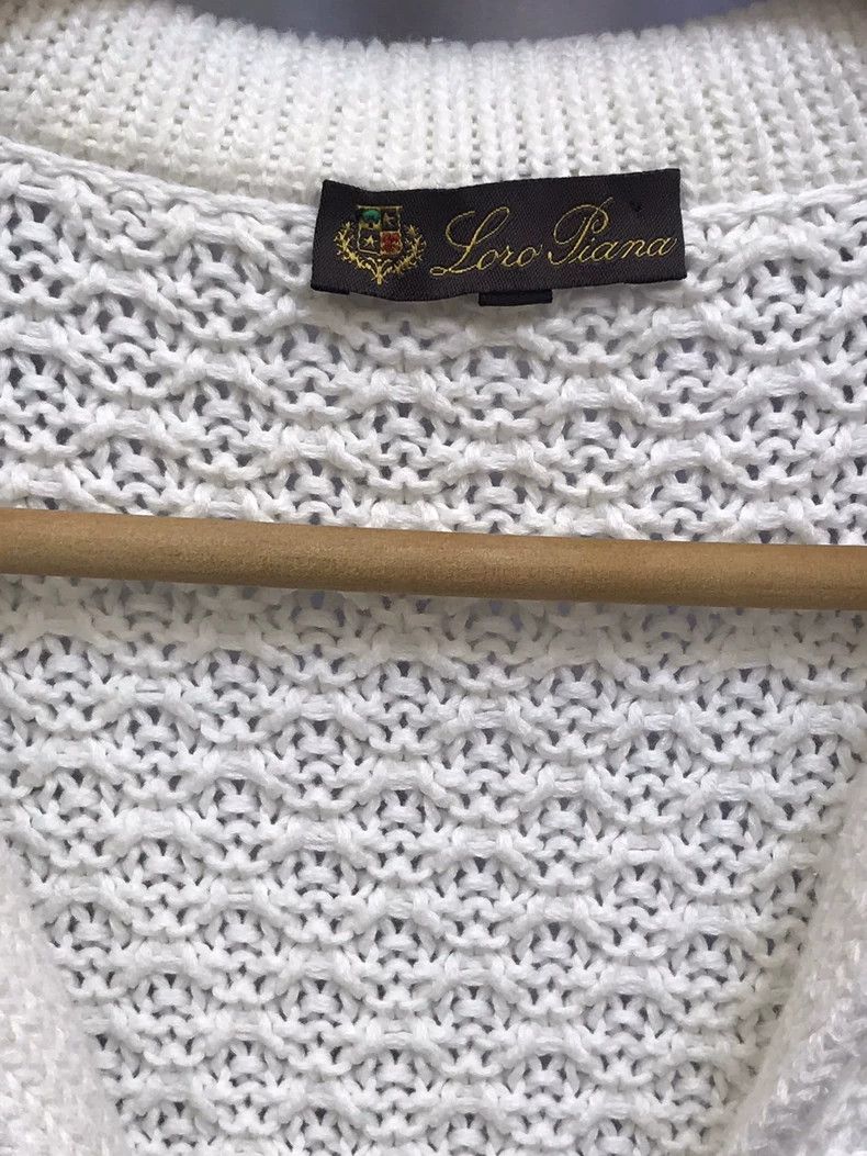 Other LORO PIANA Coarse yarn hook flower openwork thick cotton k Size M / US 6-8 / IT 42-44 - 2 Thumbnail
