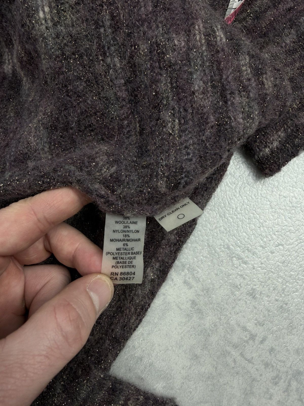 Magaschoni Magaschoni Wool/Mohair Knit Sweater Cardigan Size M Size M / US 6-8 / IT 42-44 - 7 Thumbnail