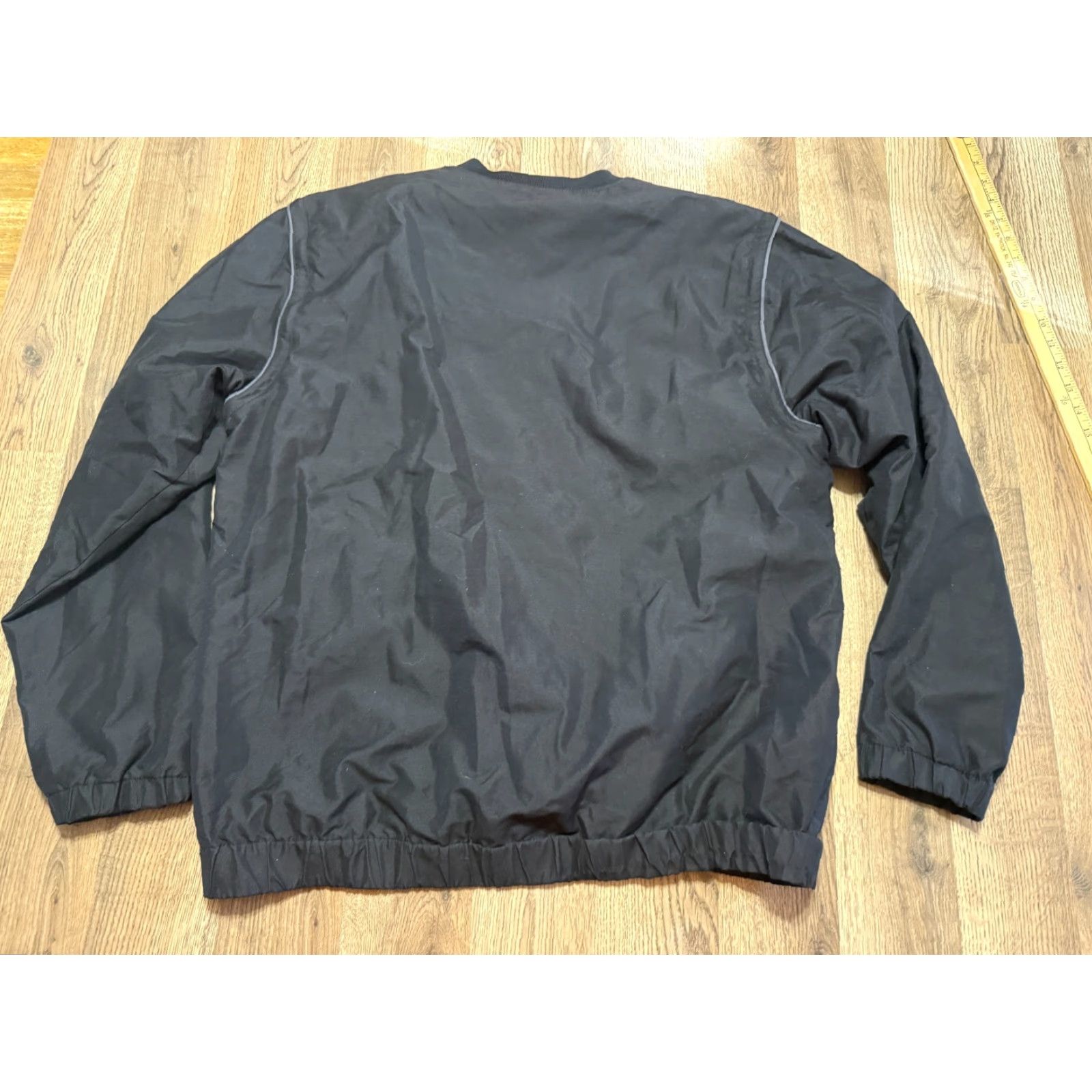 Vintage Grand Slam Sweater Mens Size M Black Pullover V-Neck Windbreaker Knit Long Sleeve Casual Regular Sweatshirt Size US M / EU 48-50 / 2 - 2 Thumbnail