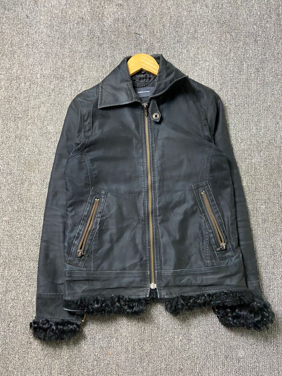 Japanese Brand Maniac Works Faux Fur Bondage Jacket (197) Size US M / EU 48-50 / 2 - 1 Thumbnail