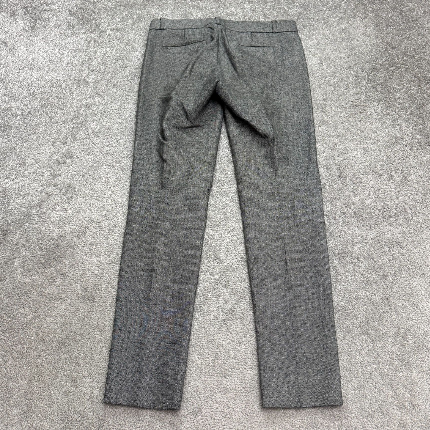 Banana Republic Banana Republic Sloan Slim Ankle Pants Womens 0 Gray Mid Rise Trouser 30x28.5 Size 25" / US 0 / IT 36 - 2 Thumbnail