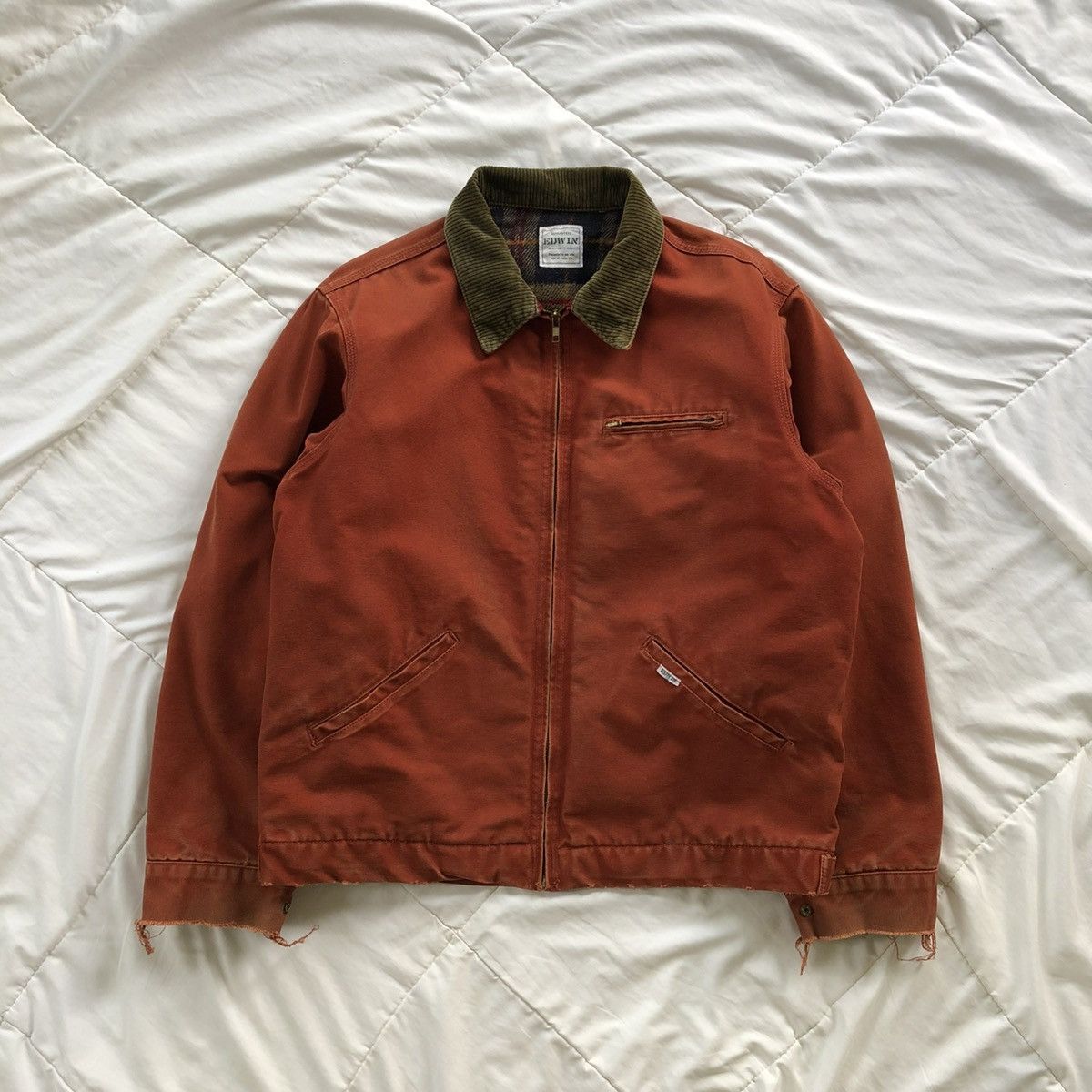 Edwin EDWIN 90s Distressed Detroit Jacket Size US XL / EU 56 / 4 - 1 Thumbnail