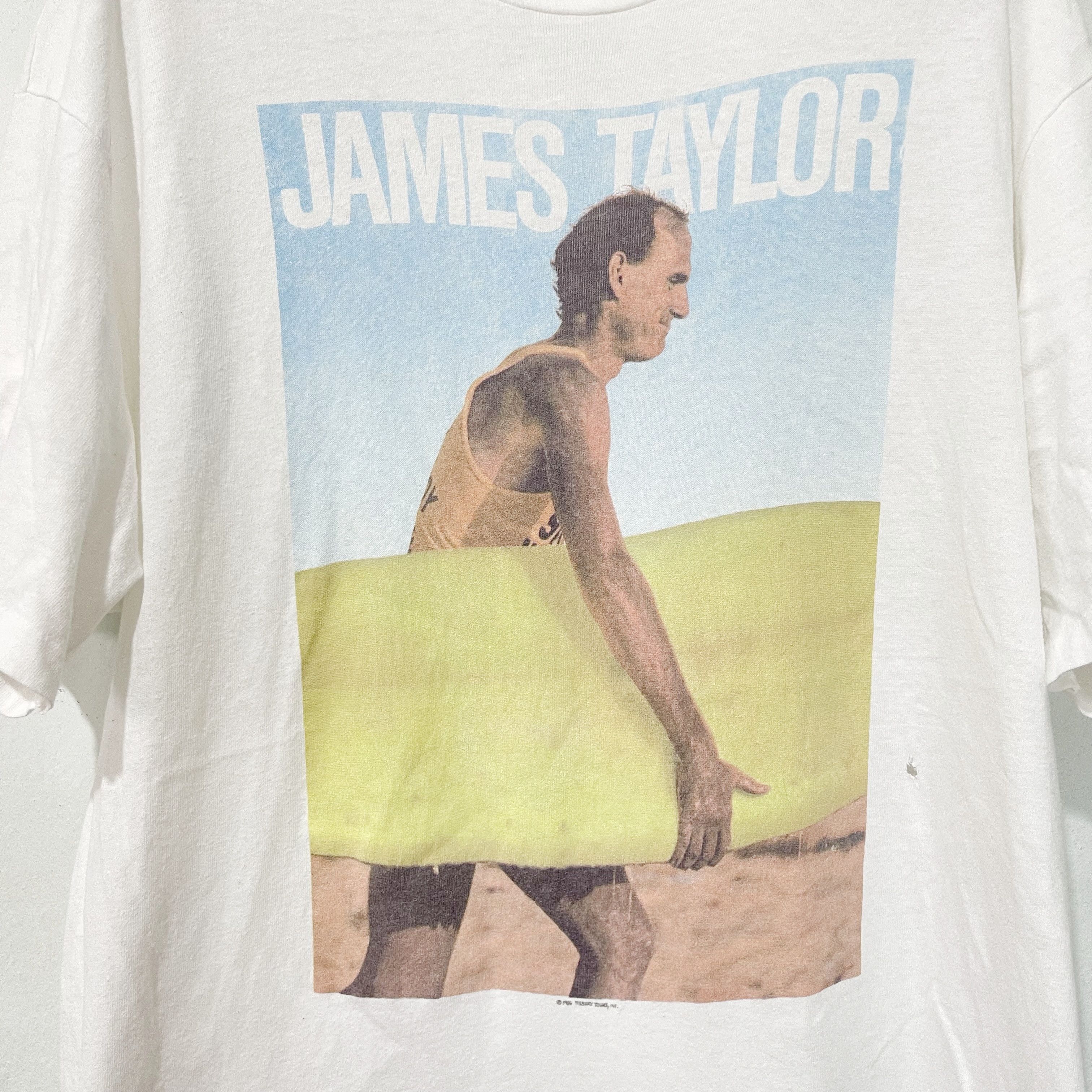 Band Tees Vintage 1986 James Taylor T-Shirt Size US L / EU 52-54 / 3 - 2 Thumbnail