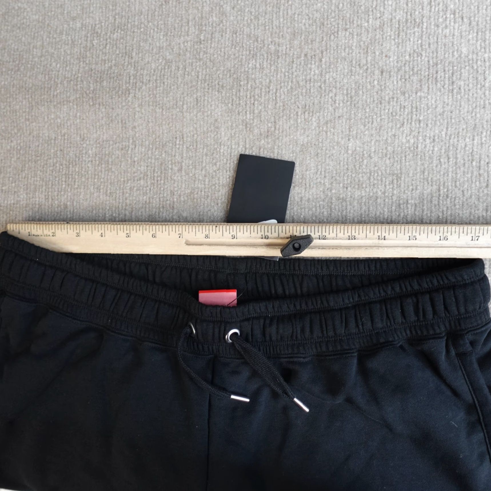 Nike Nike Womens Shorts XL Black Air Drawstring Jersey NEW Size XL / US 12-14 / IT 48-50 - 6 Thumbnail