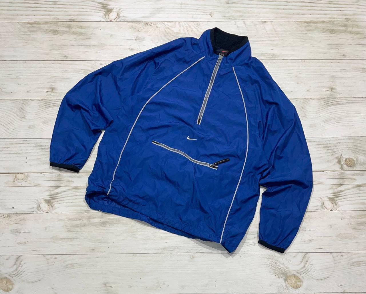 Nike Vintage Nike Jacket Anorak Reflective 1/2 Zip 00s swoosh Size US M / EU 48-50 / 2 - 5 Thumbnail