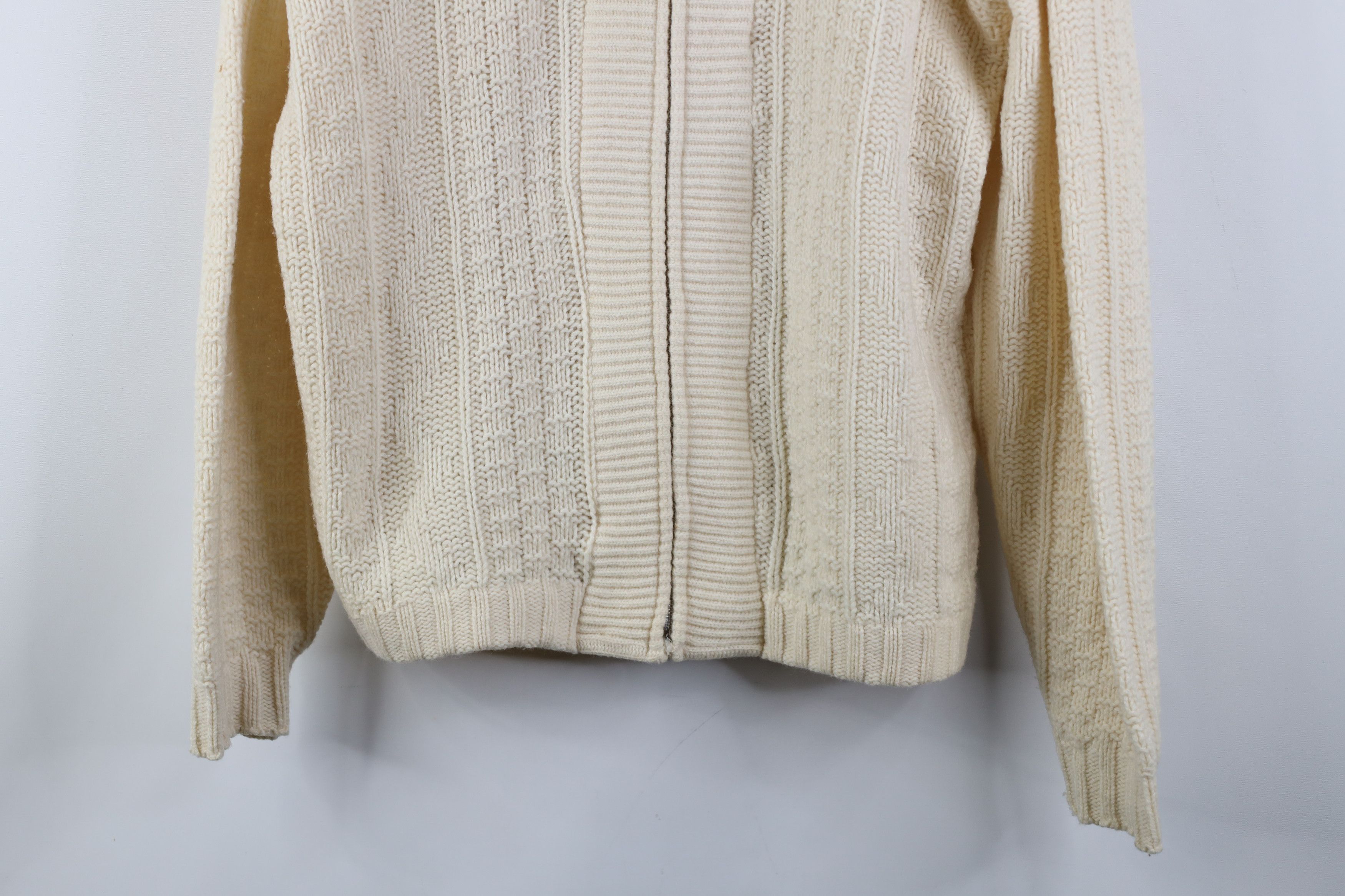Vintage Vintage 50s Rockabilly Full Zip Shawl Cardigan Sweater USA Size US XXL / EU 58 / 5 - 3 Thumbnail