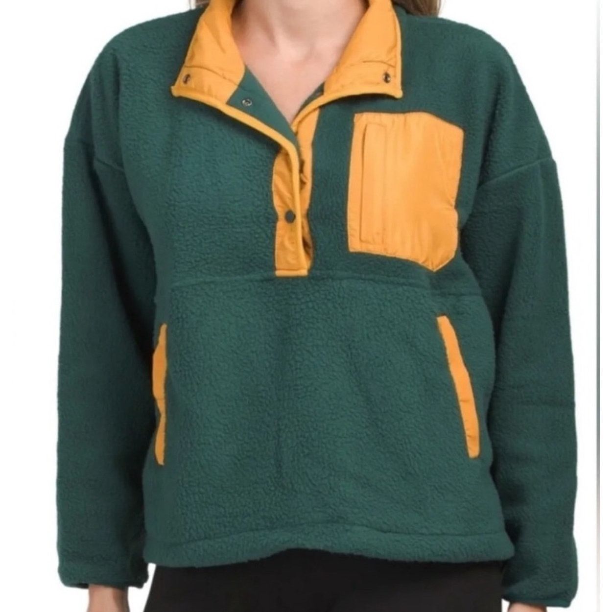 NILOS Wilo The Label Cosy Fleece 3/4 Snap Pullover - Medium Size M / US 6-8 / IT 42-44 - 1 Thumbnail