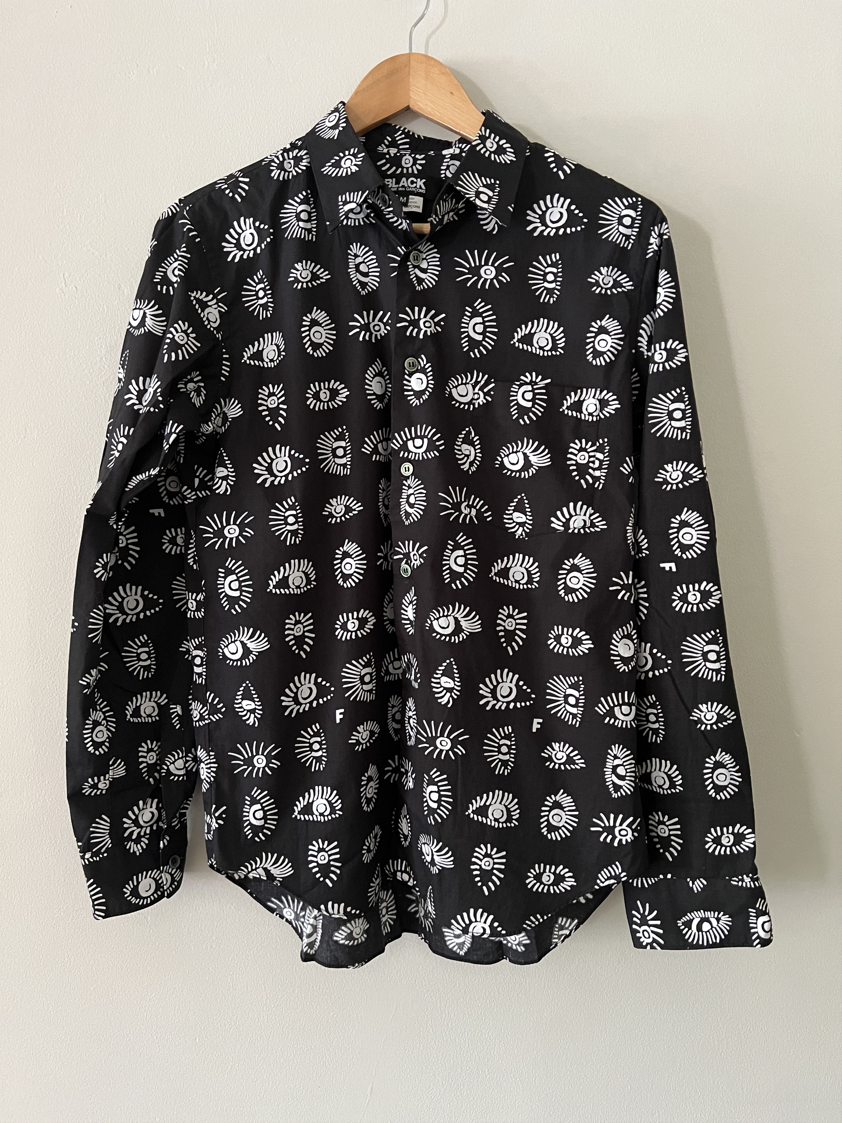 Comme Des Garcons Black printed shirt