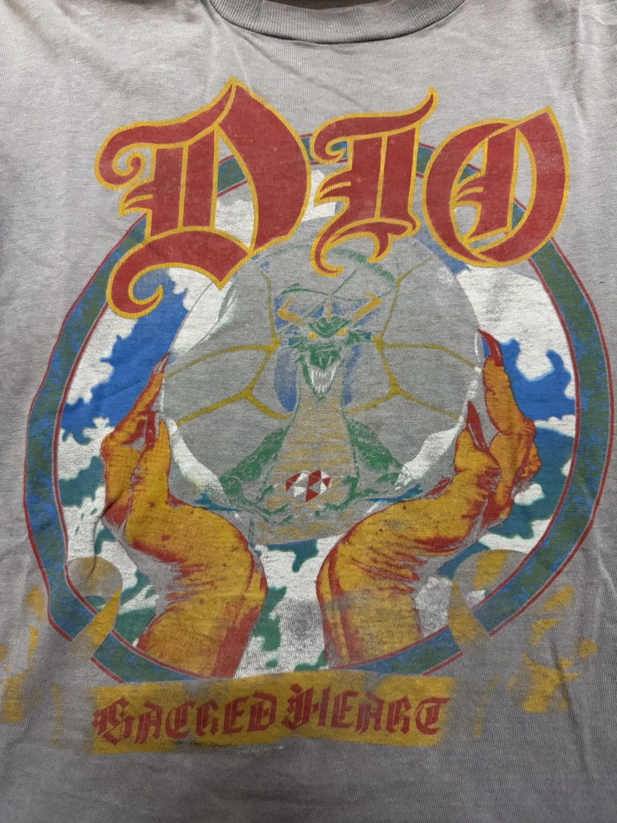 Vintage Vintage Dio Sacred Heart Tour 1985 Size US L / EU 52-54 / 3 - 6 Thumbnail