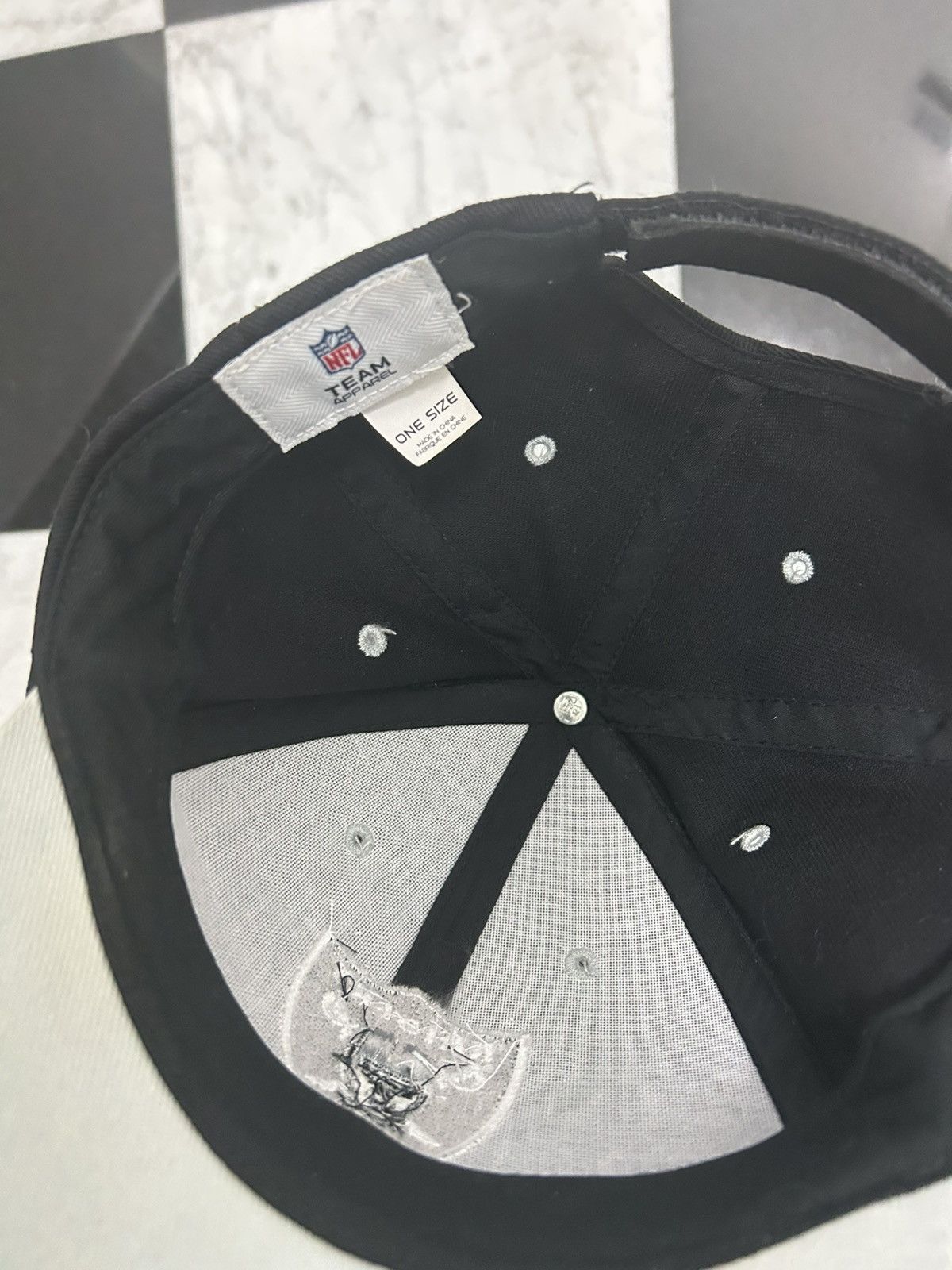 NFL Vintage Raiders adjustable hat Size ONE SIZE - 3 Thumbnail