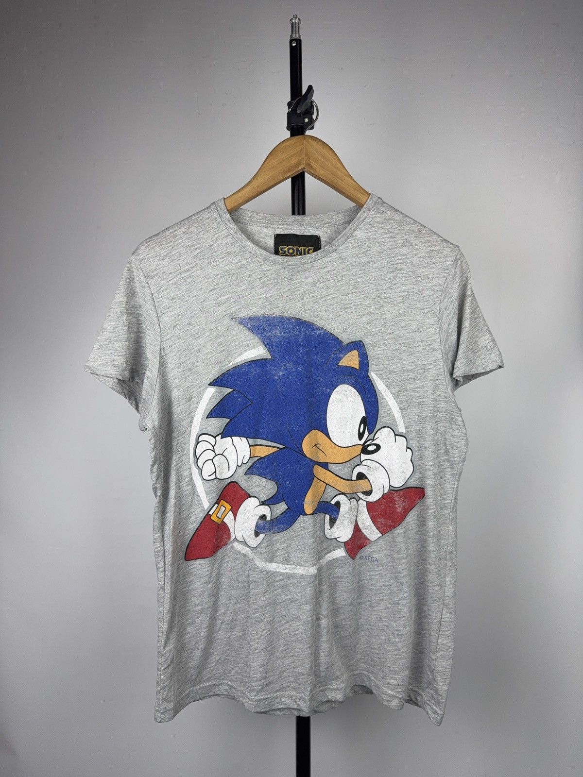 Vintage 2010s Sonic the Hedgehog Sega Graphic T-Shirt Grey Size M Size US M / EU 48-50 / 2 - 1 Thumbnail